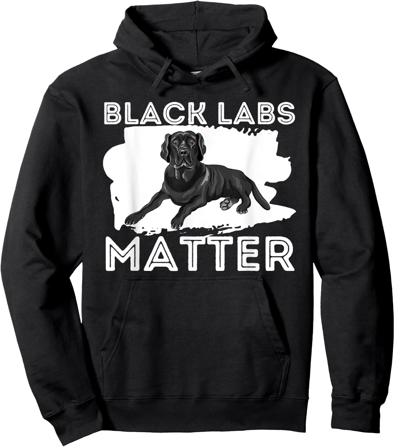 Black Labs Matter - Labrador Retriever Lover Dog Owner Hoodie - Hoodie | Black