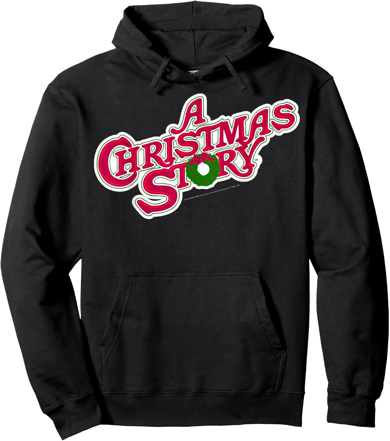 A Christmas Story Classic Logo Hoodie - Hoodie | Black