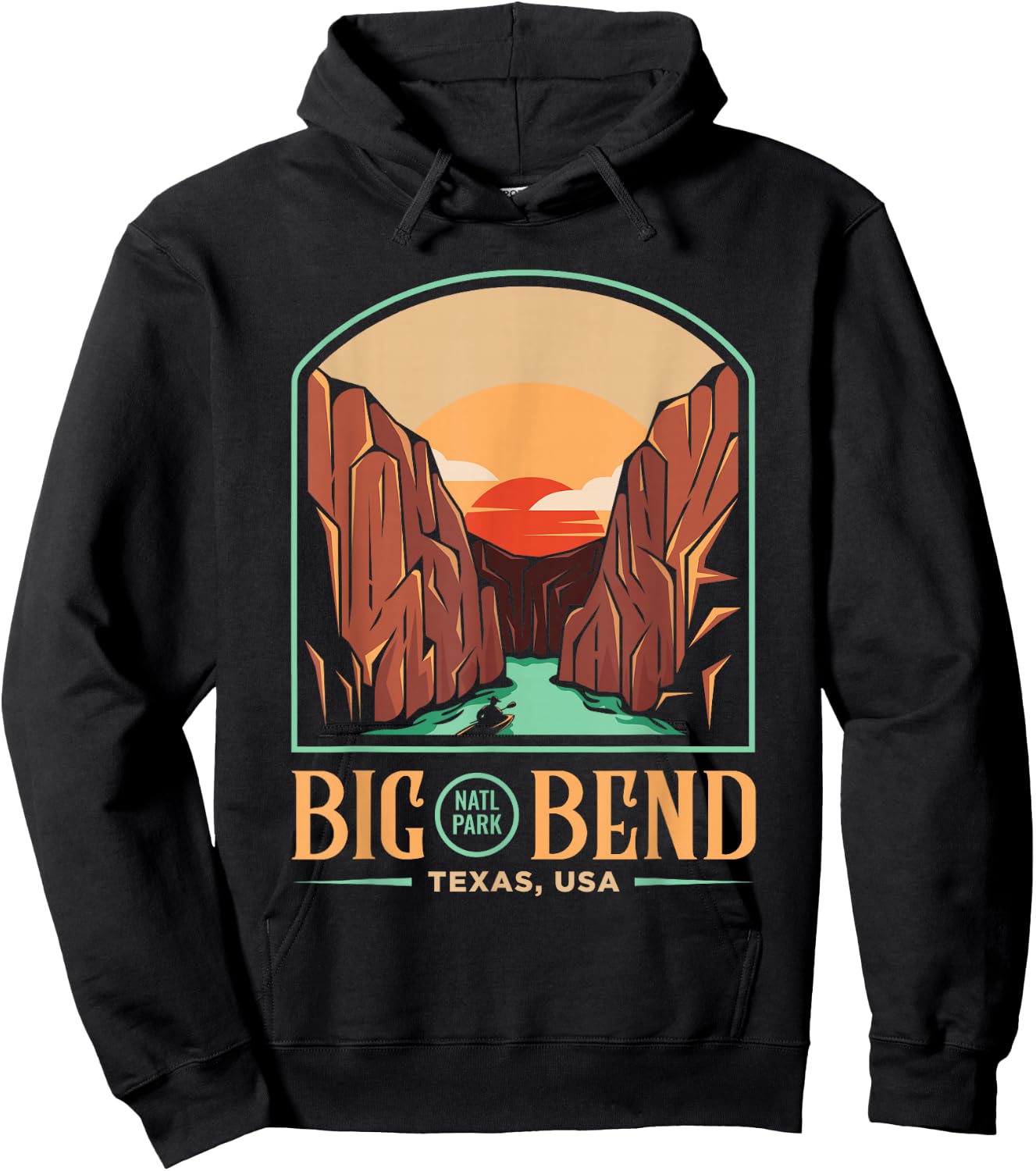 Big Bend National Park Brewster Texas US Gift Hoodie - Hoodie | Black