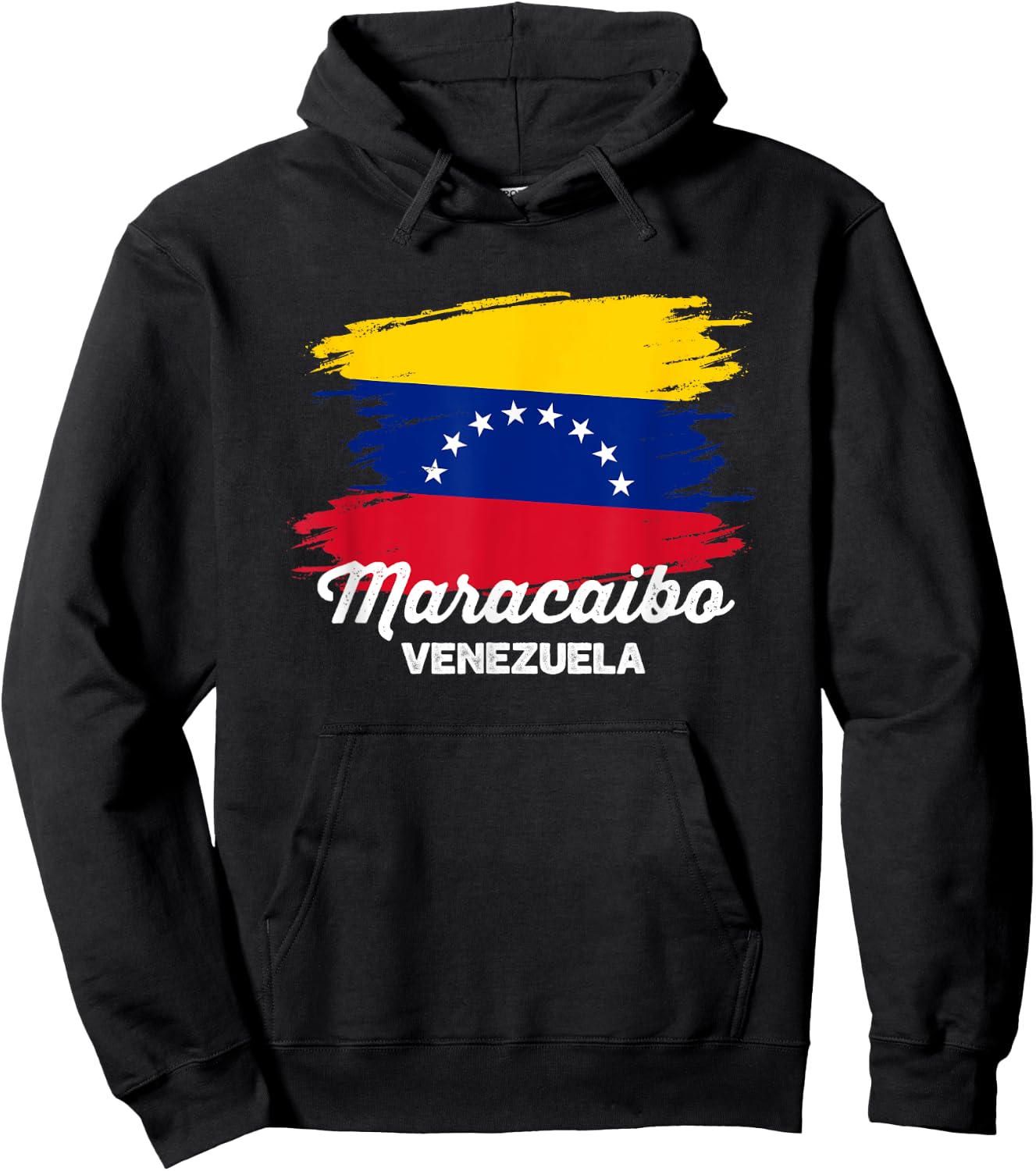 Maracaibo Venezuela Travel Souvenir Venezuelan Flag Trip Hoodie - Hoodie | Black