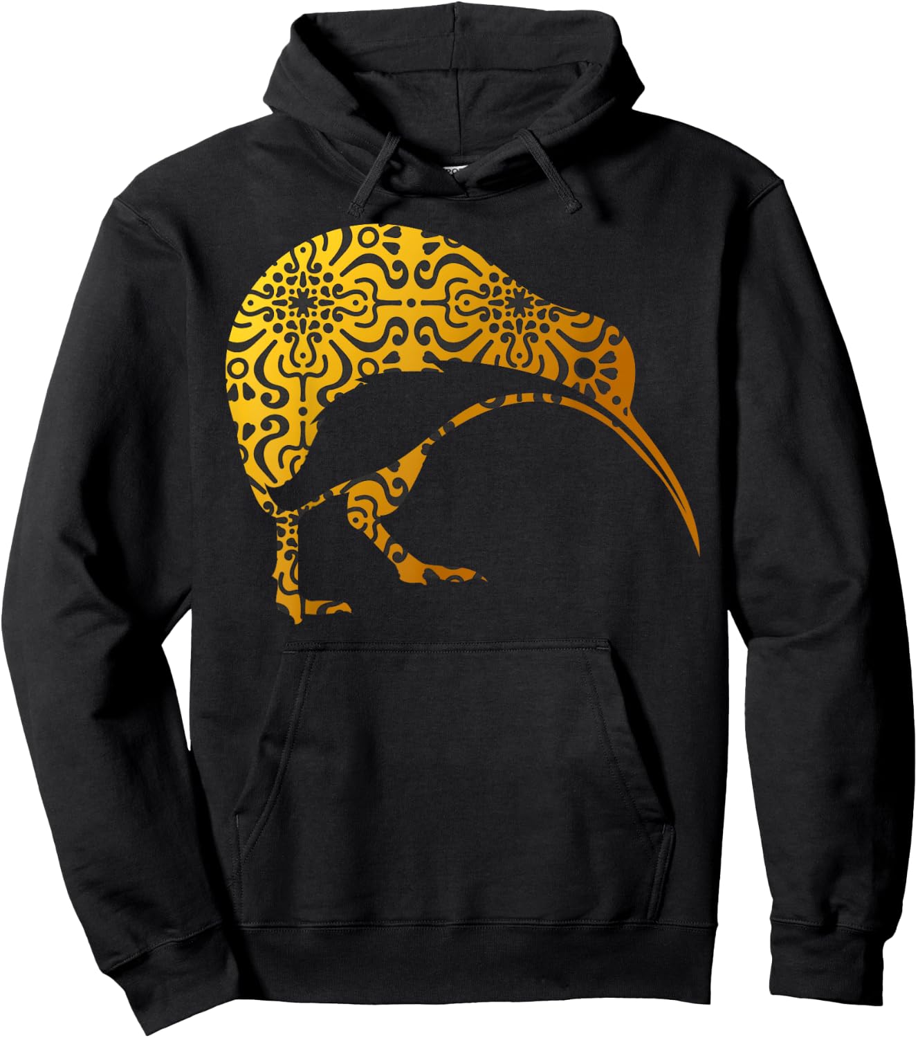 Maori Kiwi Tribal Aboriginal New Zealand Bird Art - Gift Hoodie - Hoodie | Black