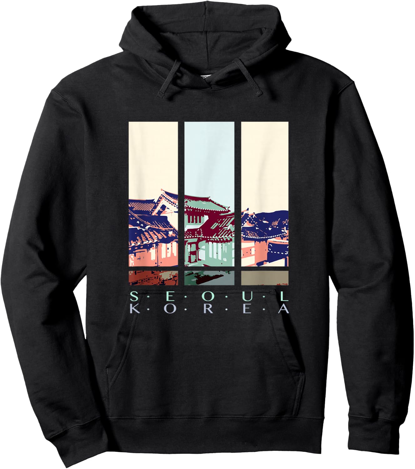 Seoul, Korea Hoodie - Hoodie | Black