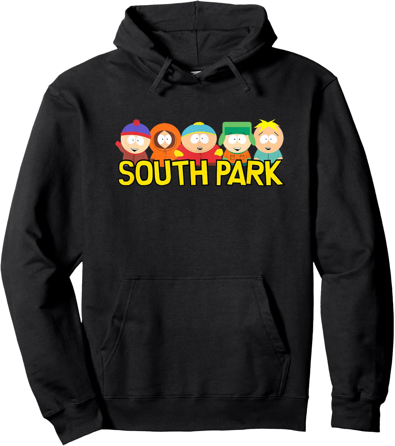 South Park Gang Behind Logo Hoodie - Hoodie | Black