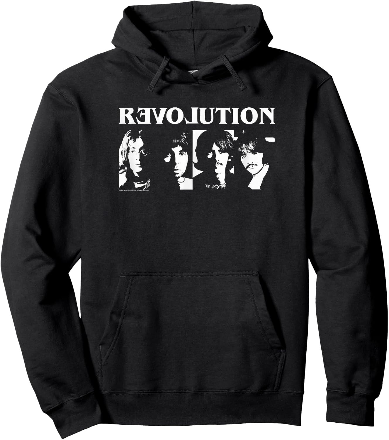 The Beatles Revolution Hoodie - Hoodie | Black