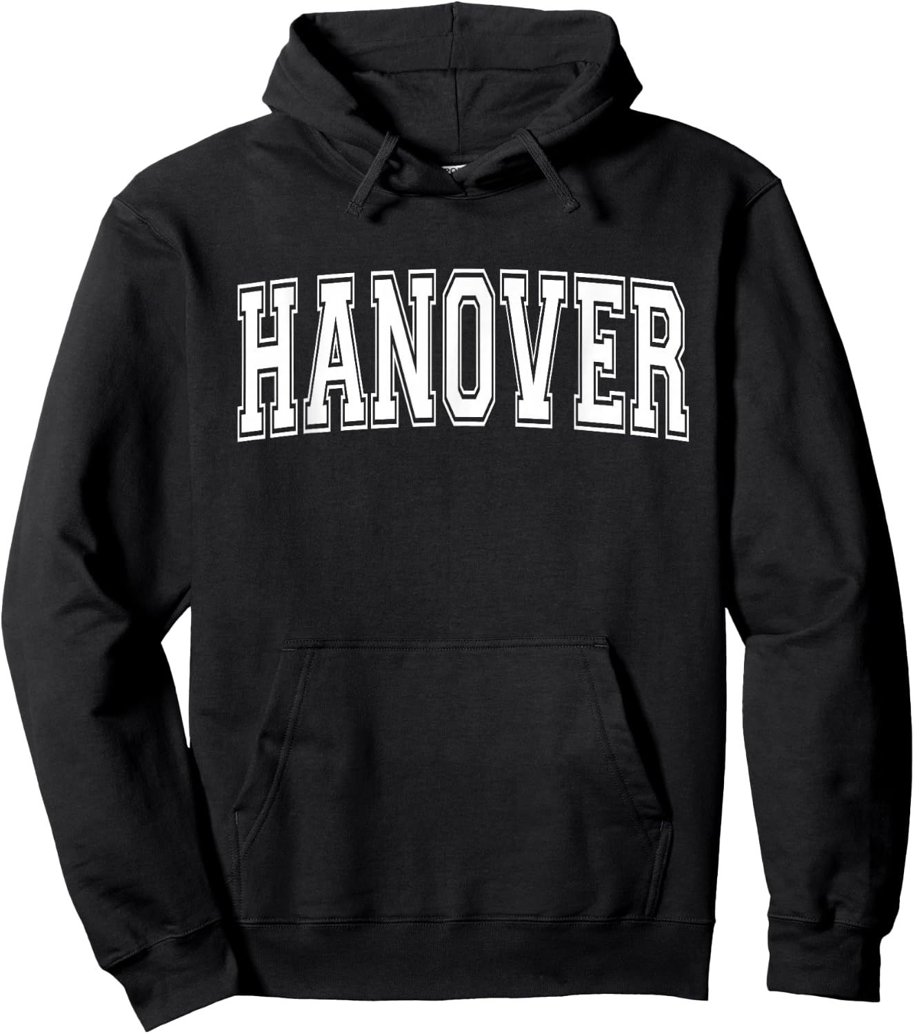 HANOVER PA PENNSYLVANIA USA Vintage Sports Varsity Style Hoodie - Hoodie | Black