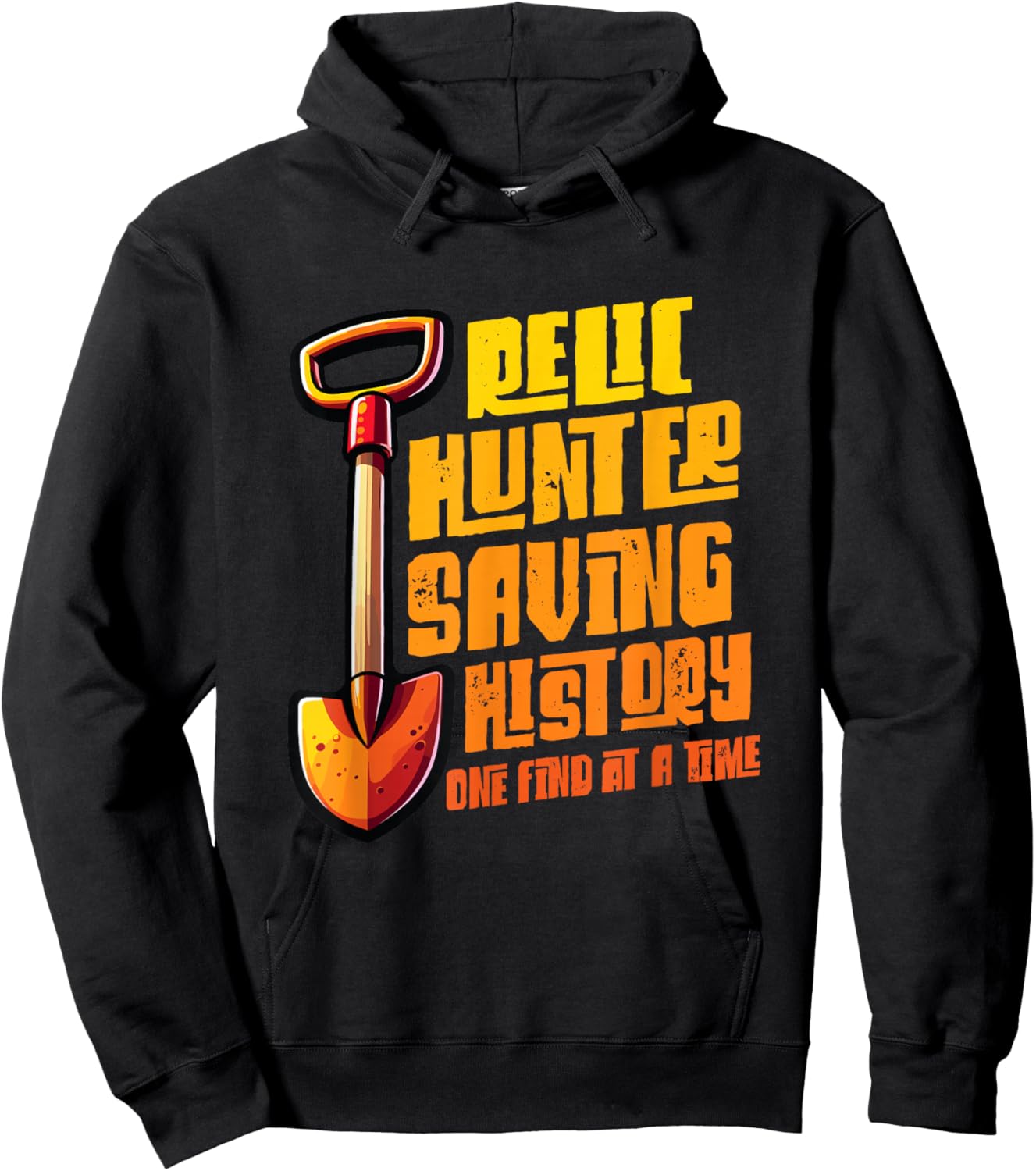 Funny Metal Detecting Relic Hunter Metal Detectorist Hoodie - Hoodie | Black