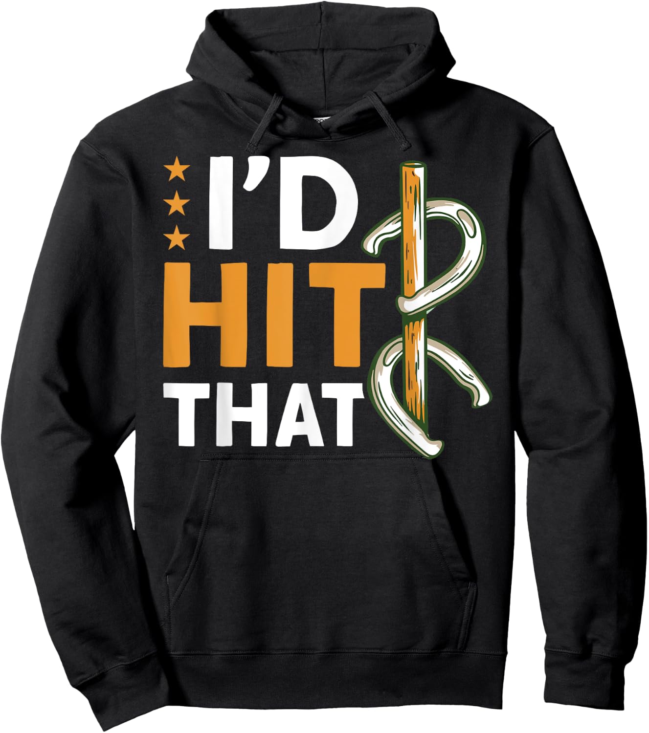 Horseshoe pitching i'd hit that horseshoe throwing game Hoodie - Hoodie | Black