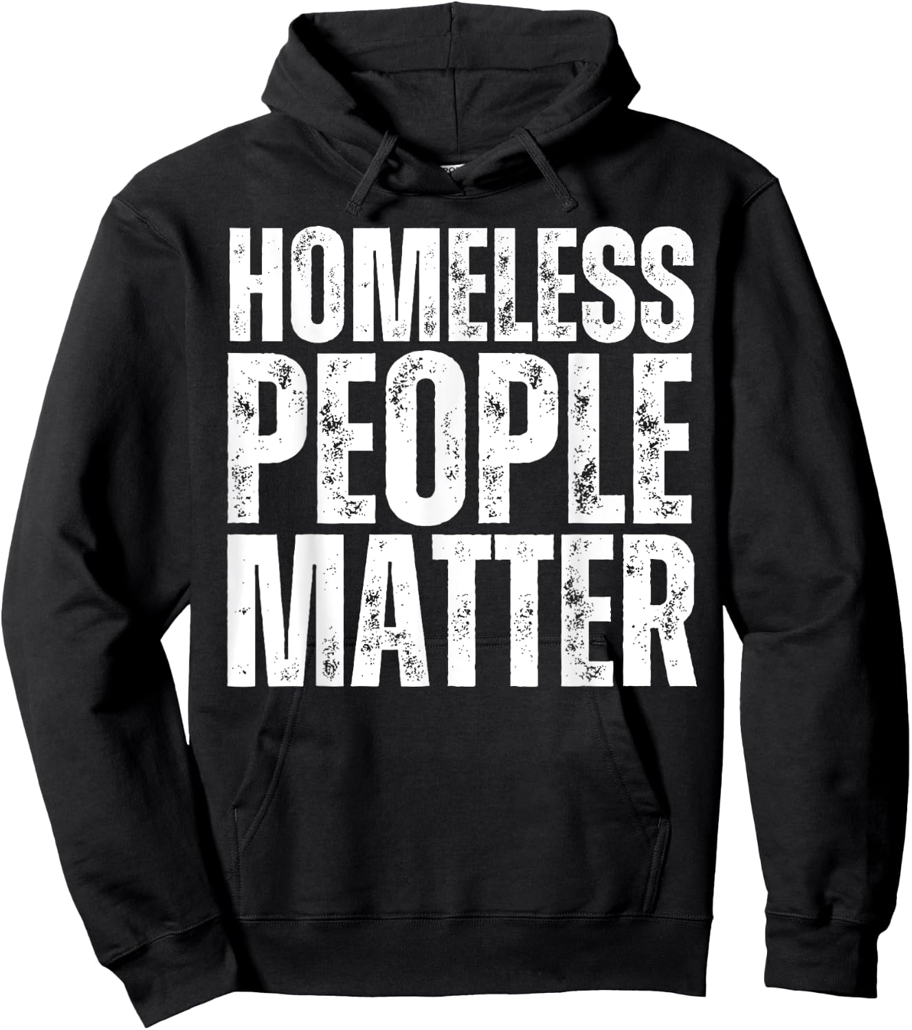 Homeless People Matter Hoodie - Hoodie | Black