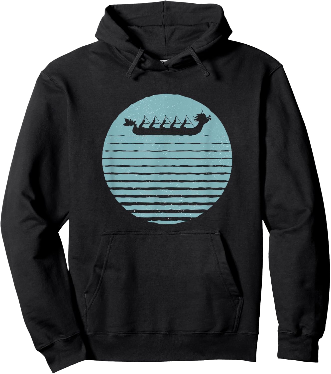 Dragon Boat Graphic Hoodie - Hoodie | Black