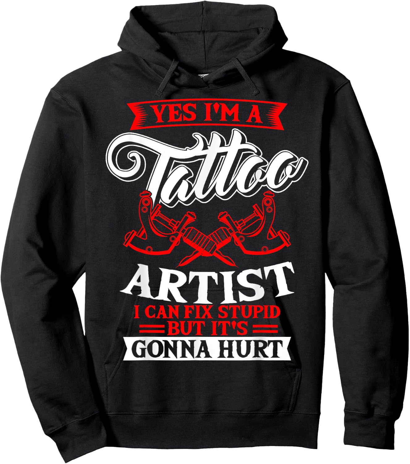 Tattoo Artist Tattooist Tattooing Symbolic Tattooed Pigment Hoodie - Hoodie | Black