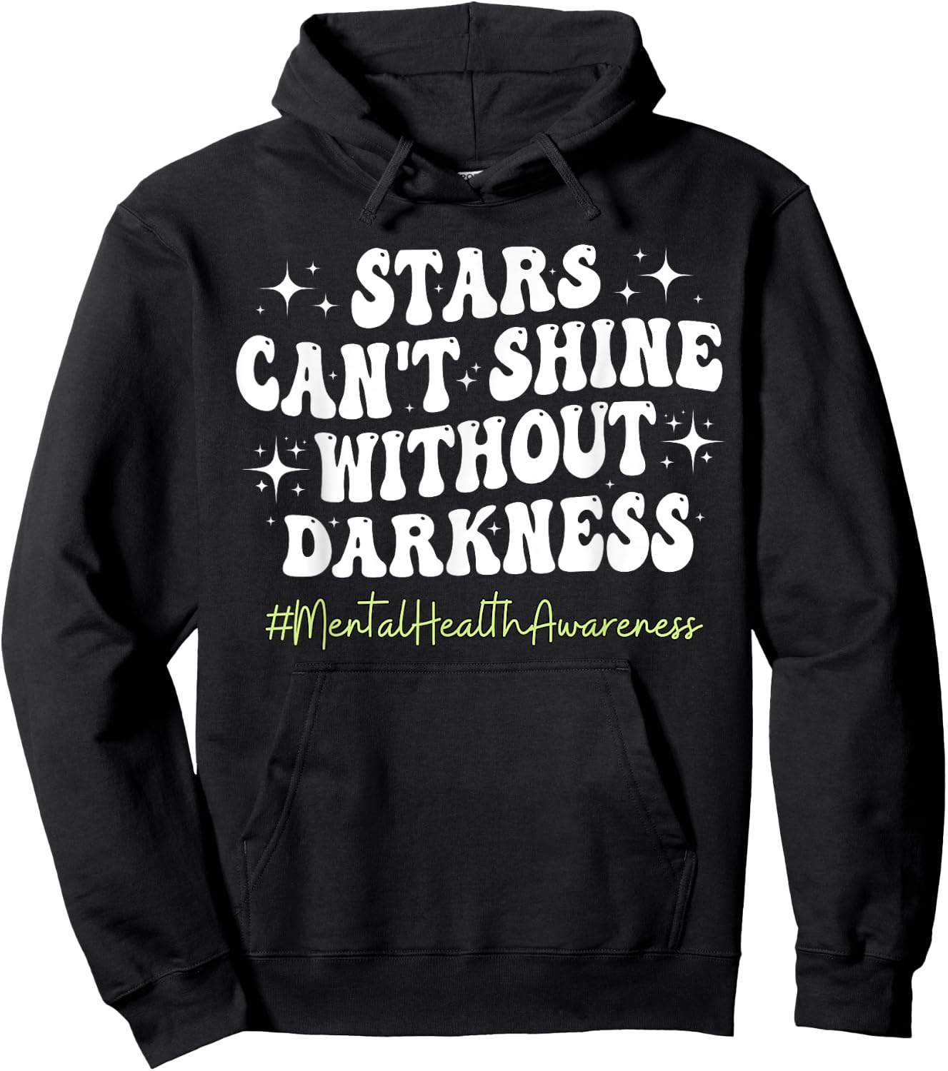 Motivational Support Warrior Mental Health Awareness Matters Hoodie - Hoodie | Black