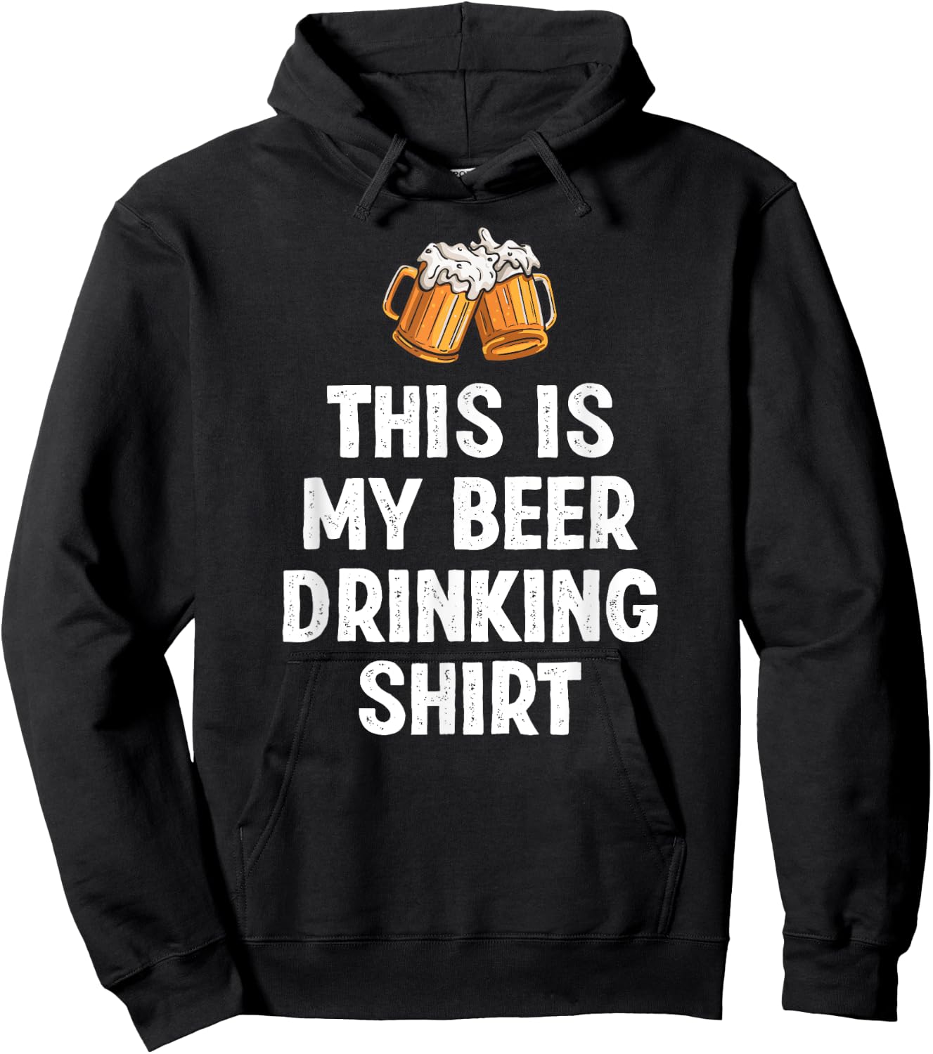This is My Beer Drinking Shirt Funny Beer Lover Hoodie - Hoodie | Black