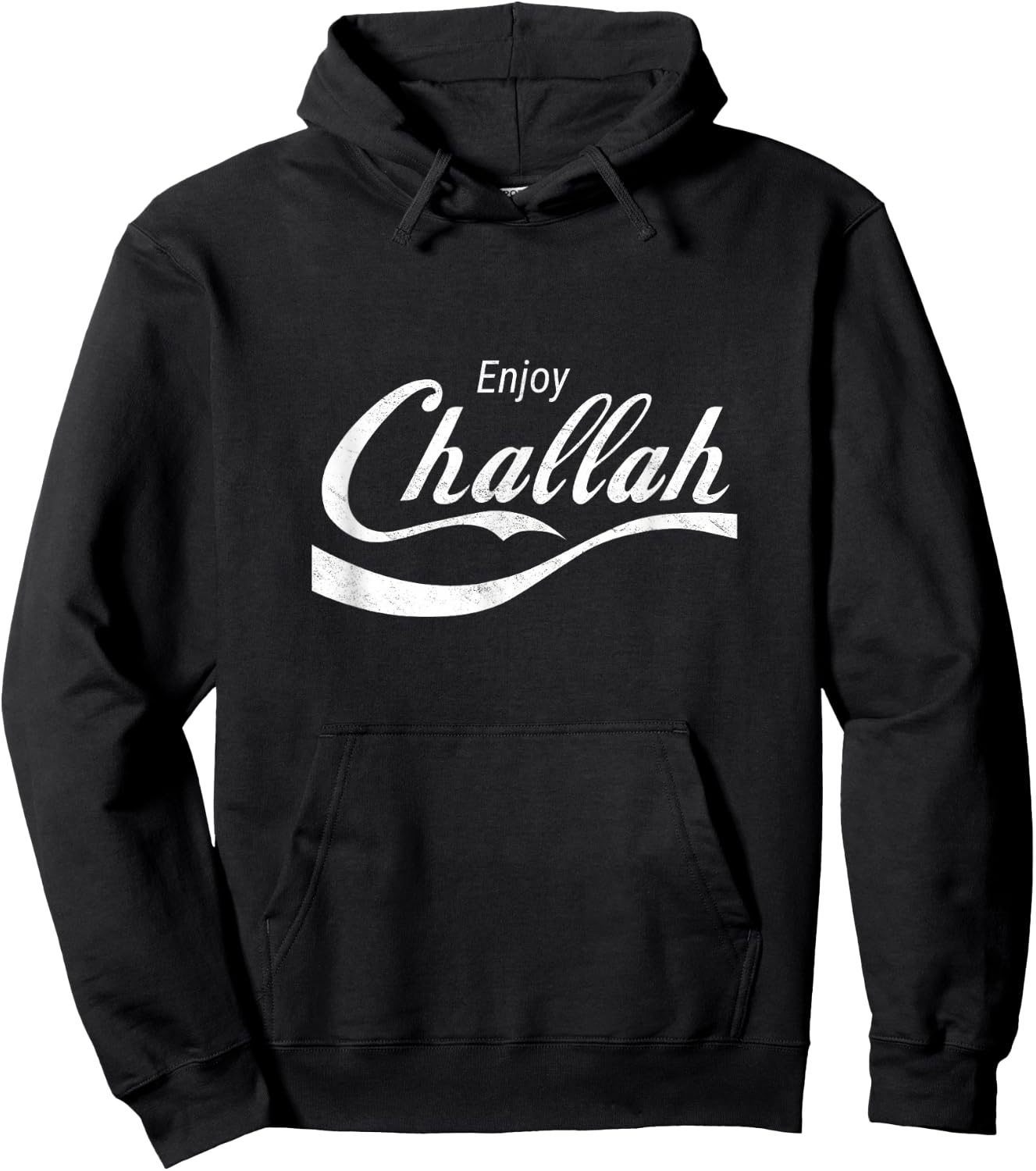 Enjoy Challah Bread Jewish Food Challah Baker Shabbat Shalom Hoodie - Hoodie | Black