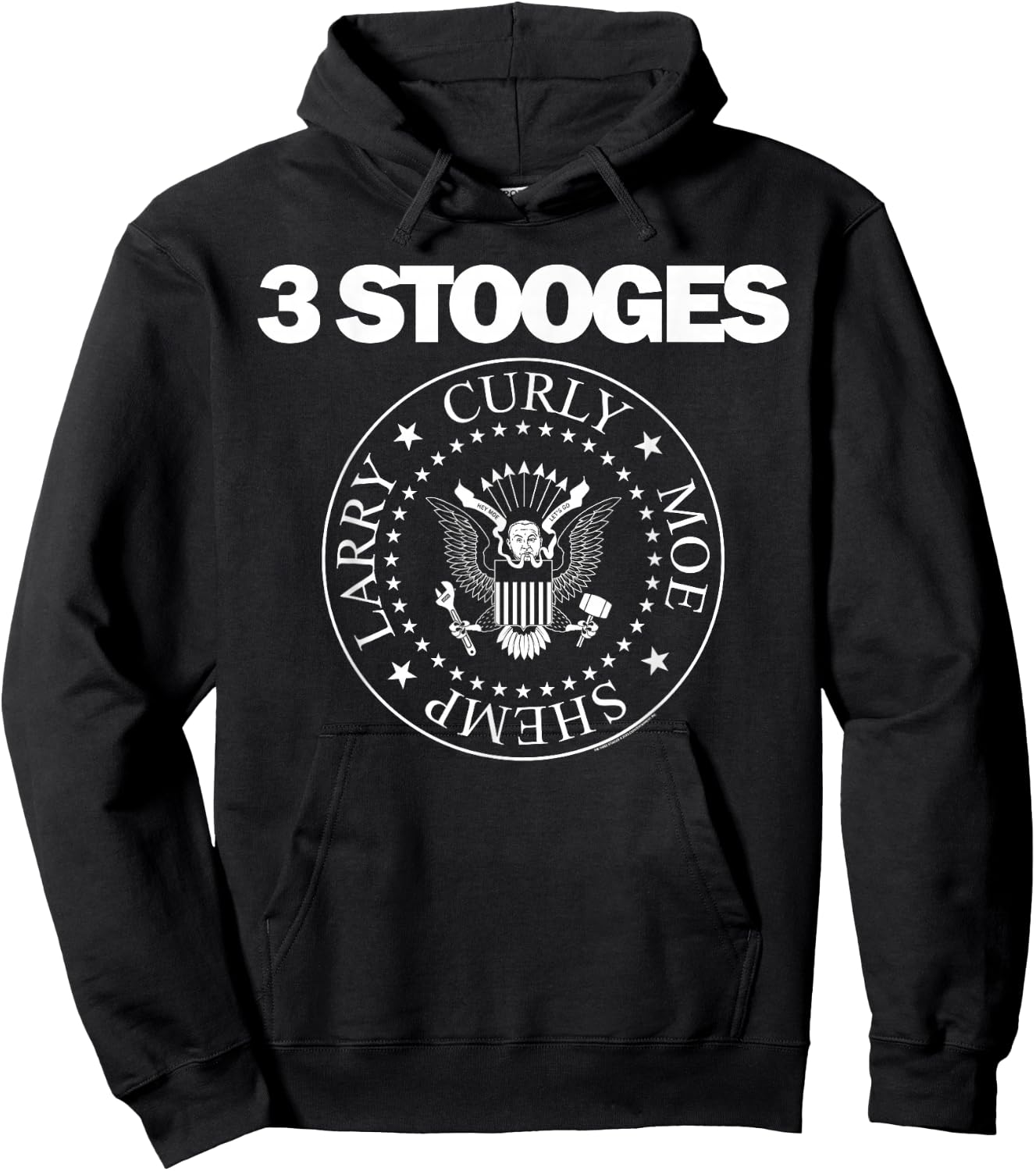 Three Stooges Seal Hoodie - Hoodie | Black