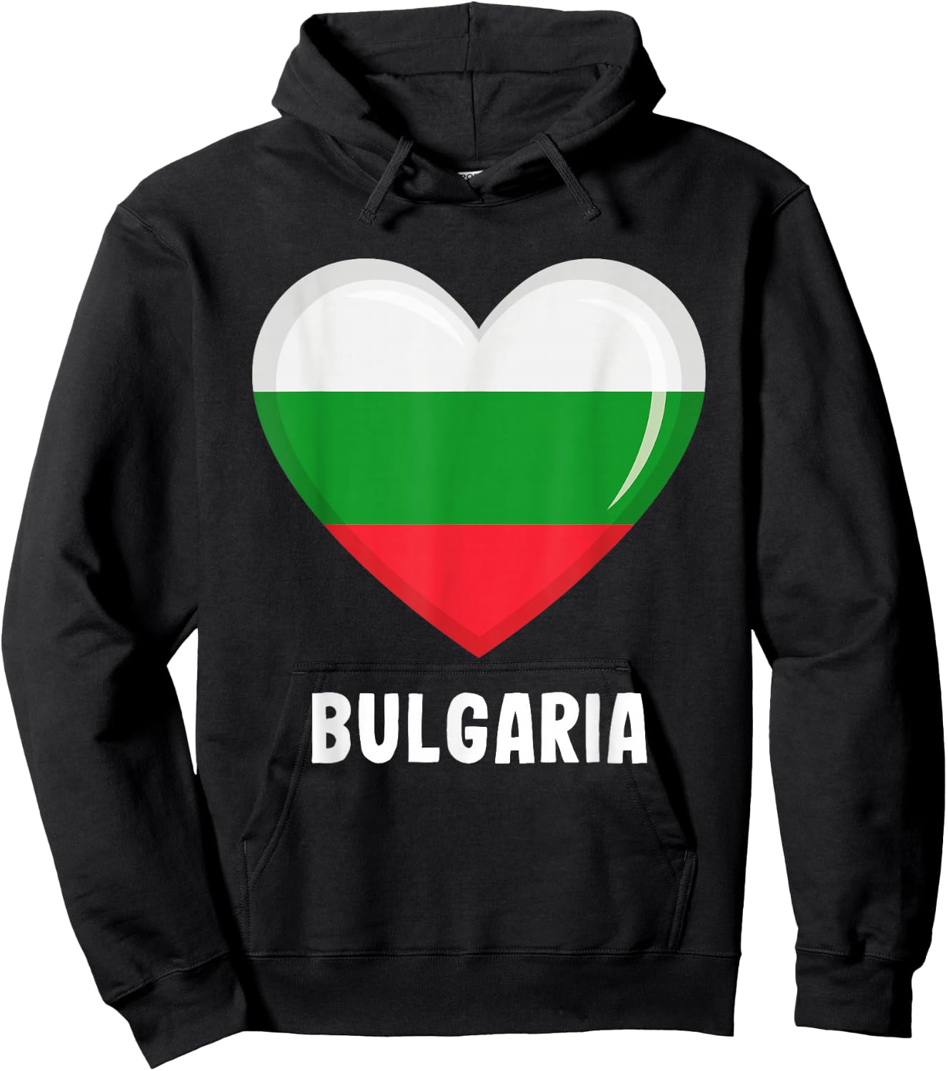 Bulgaria Flag Jersey | Bulgarian Hoodie - Hoodie | Black