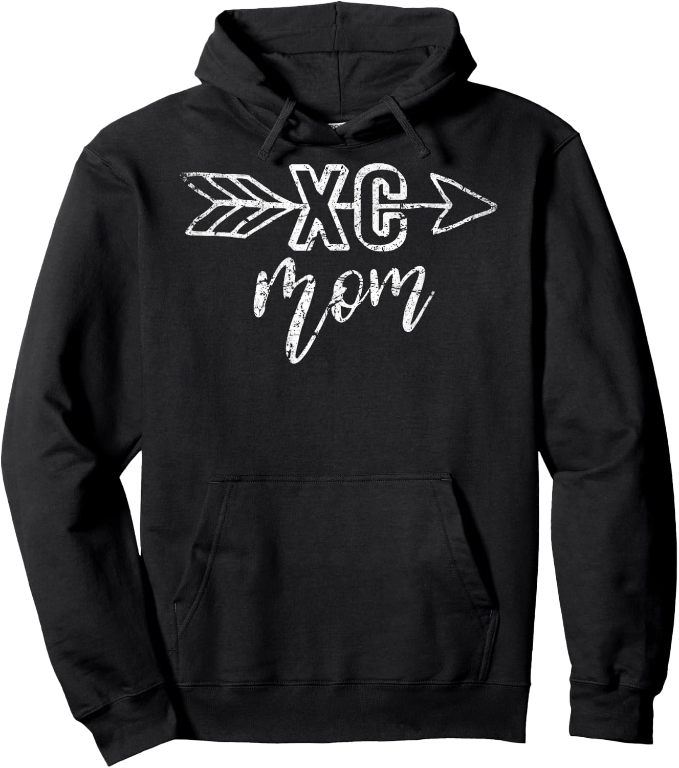 Cross Country Mom Vintage Hoodie - Hoodie | Black