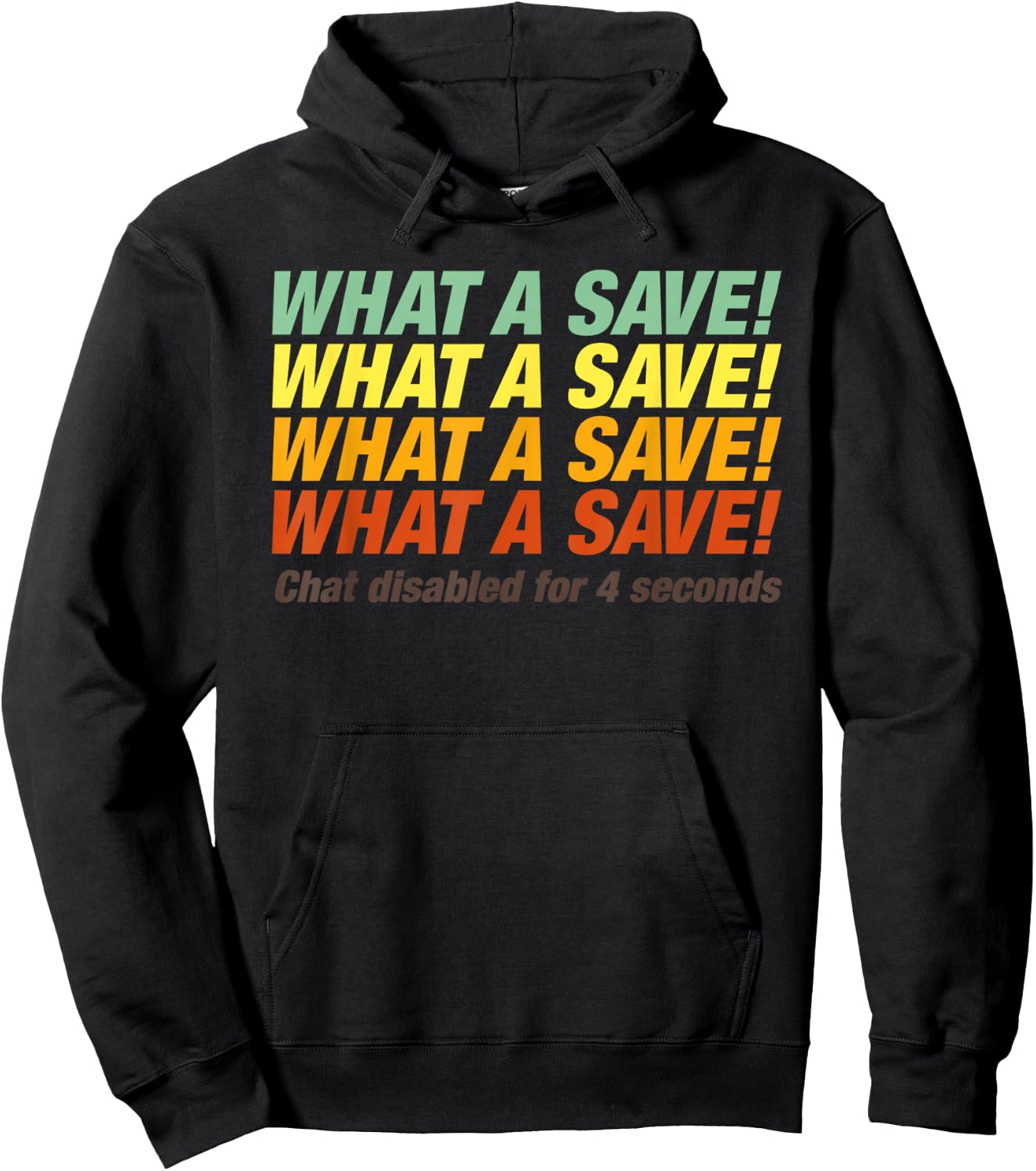What a Save Chat Disabled, Simple Rocket Soccer Hoodie - Hoodie | Black