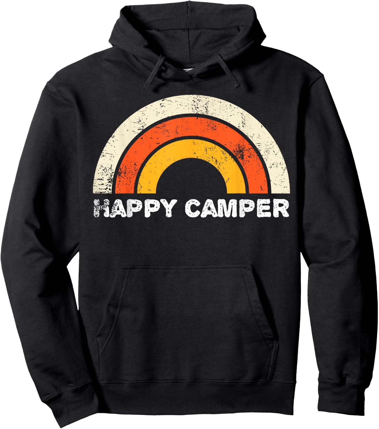 Happy Camper Shirt. Shirts Shirts Graphic Hoodie - Hoodie | Black