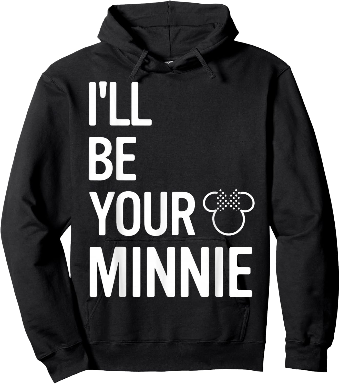 Disney Mickey And Friends I'll Be Your Minnie Hoodie - Hoodie | Black