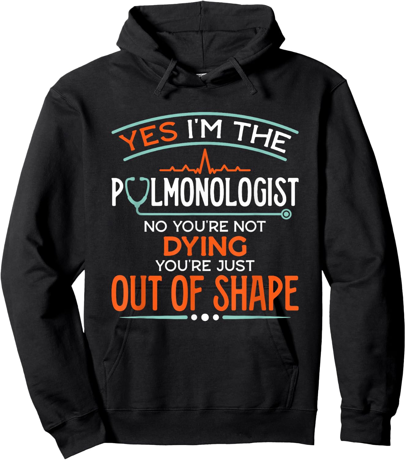 Lung Doctor Pulmonology Specialist Yes I'm The Pulmonologist Hoodie - Hoodie | Black