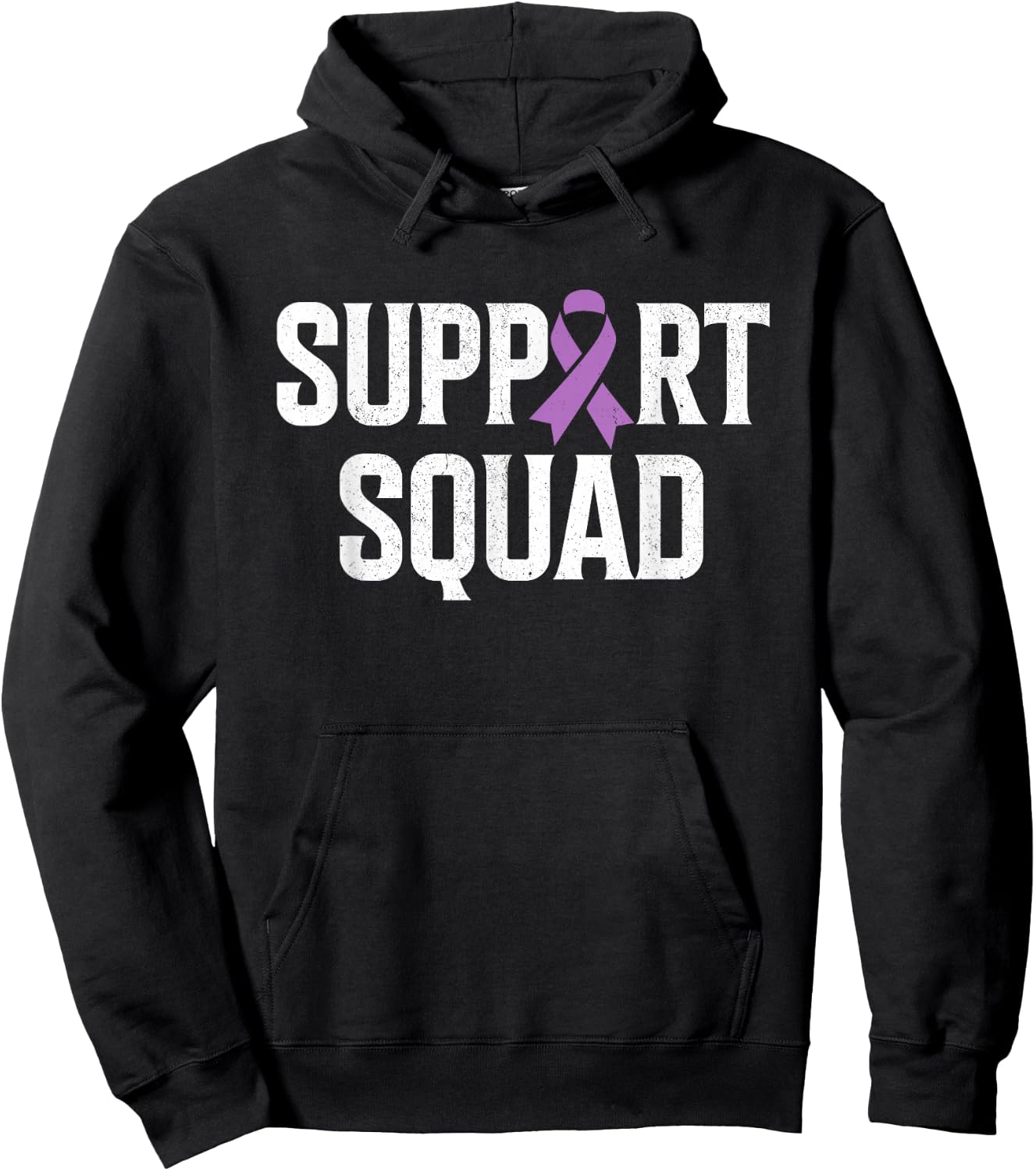 Testicular Cancer Support Squad Testicular Cancer Awareness Hoodie - Hoodie | Black