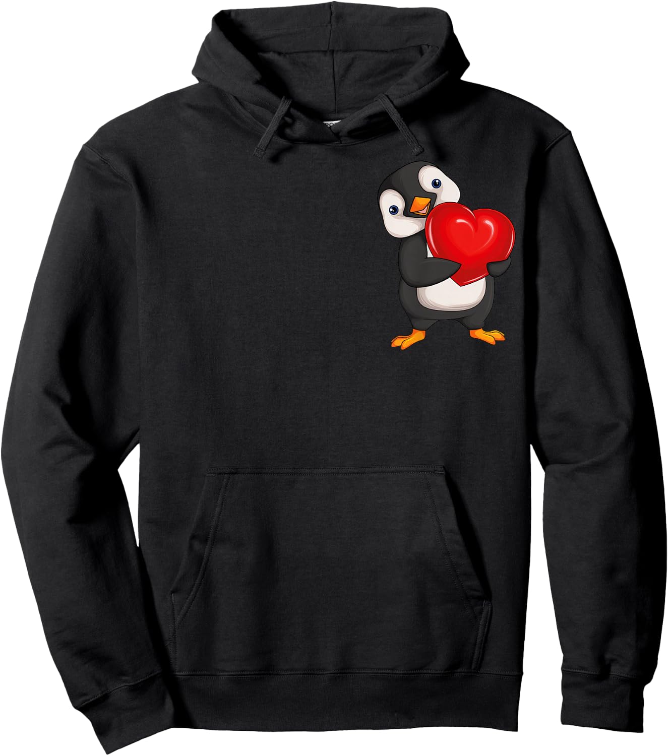 Penguin Women's Girls Children Penguin Hoodie - Hoodie | Black