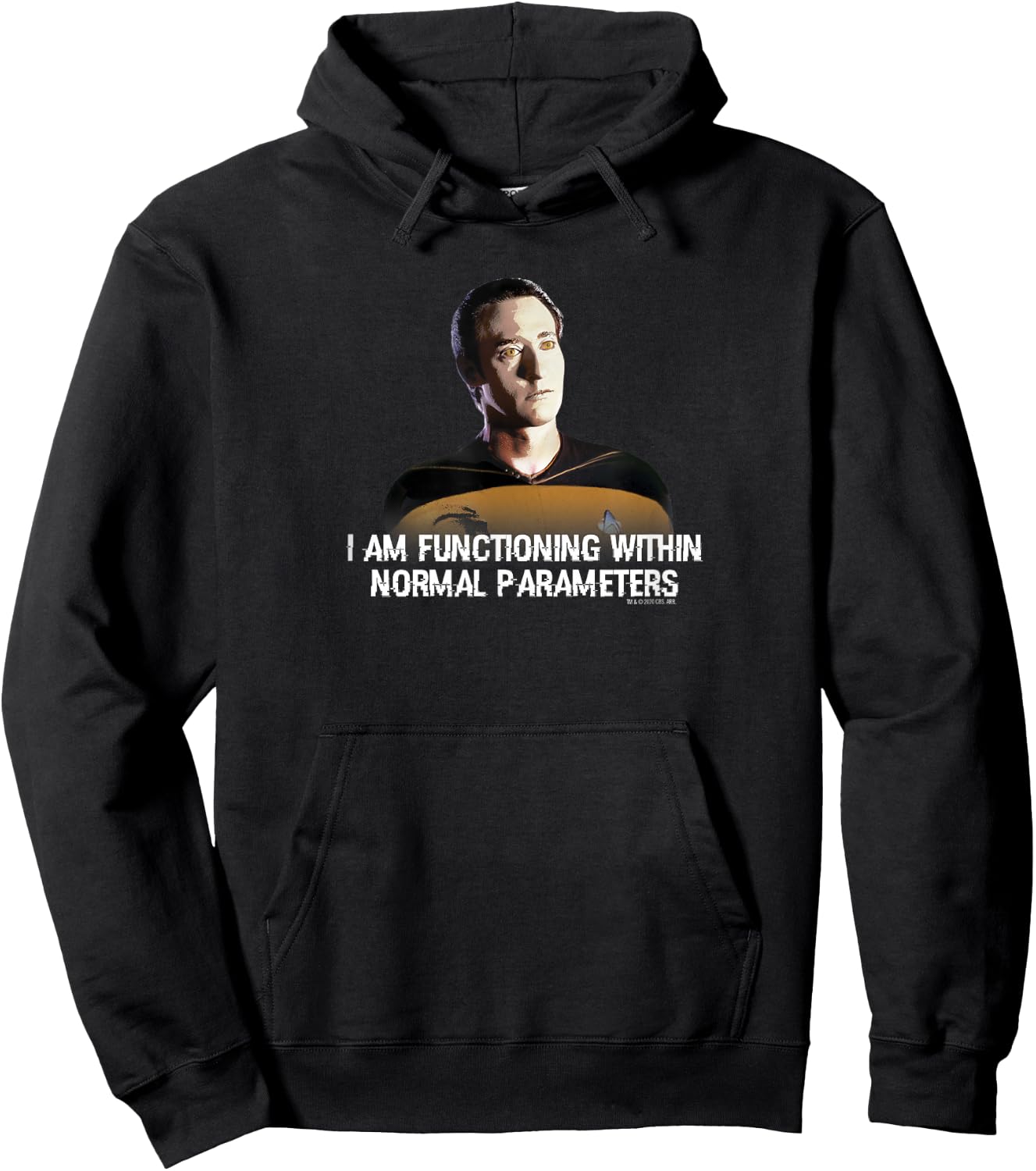 Star Trek: The Next Generation Data Parameters Hoodie - Hoodie | Black