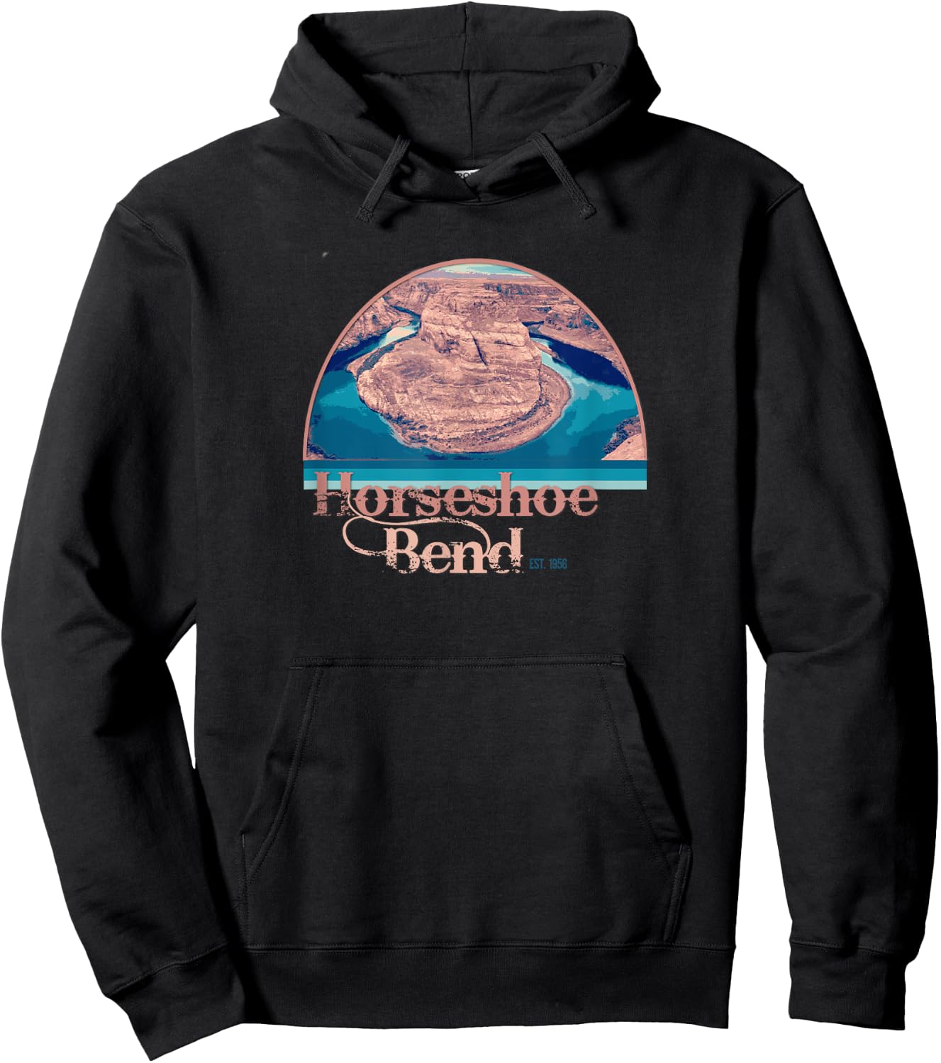 Horseshoe Bend Vacation hiking Hoodie - Hoodie | Black
