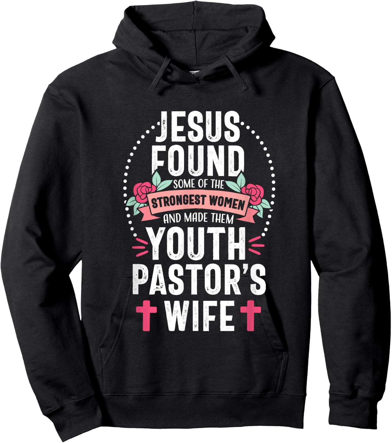 Youth Pastor Wife Jesus Christian Church Appreciation Hoodie - Hoodie | Black