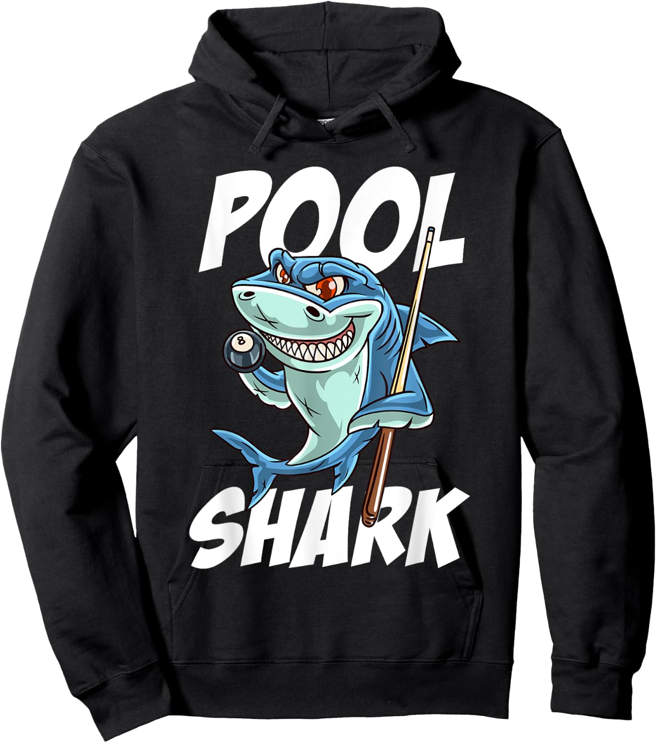 Funny Billiards Pool Shark Snooker Hall Joke Billiard Hoodie - Hoodie | Black
