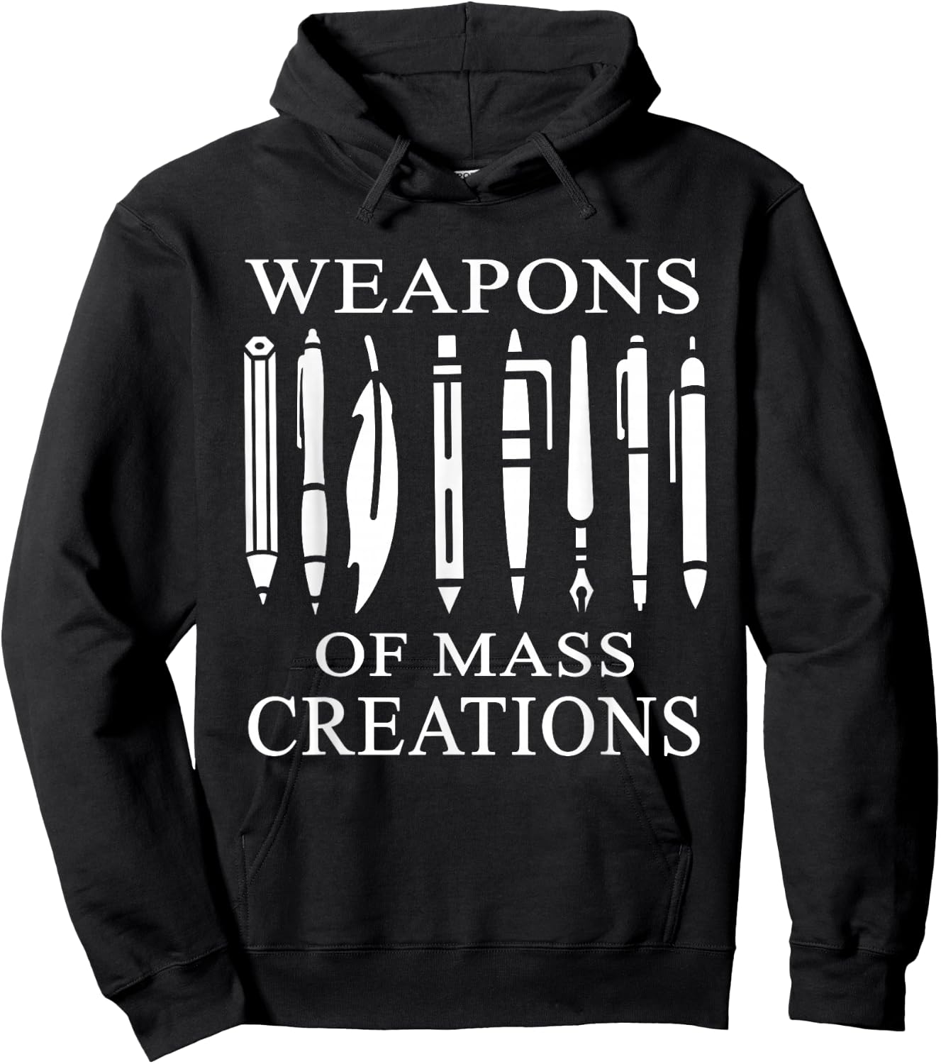Weapons Of Mass Creations Gift a writer or author Hoodie - Hoodie | Black