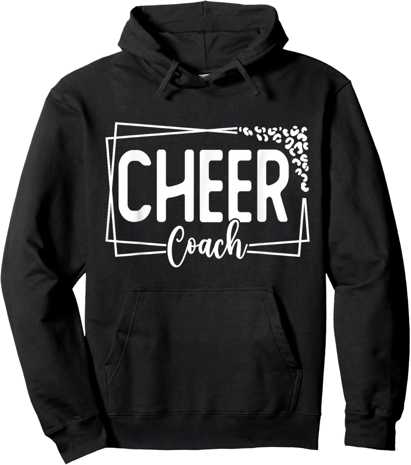 Cheer Coach Funny Design Cute Cheer Coach Cool Coaching Hoodie - Hoodie | Black