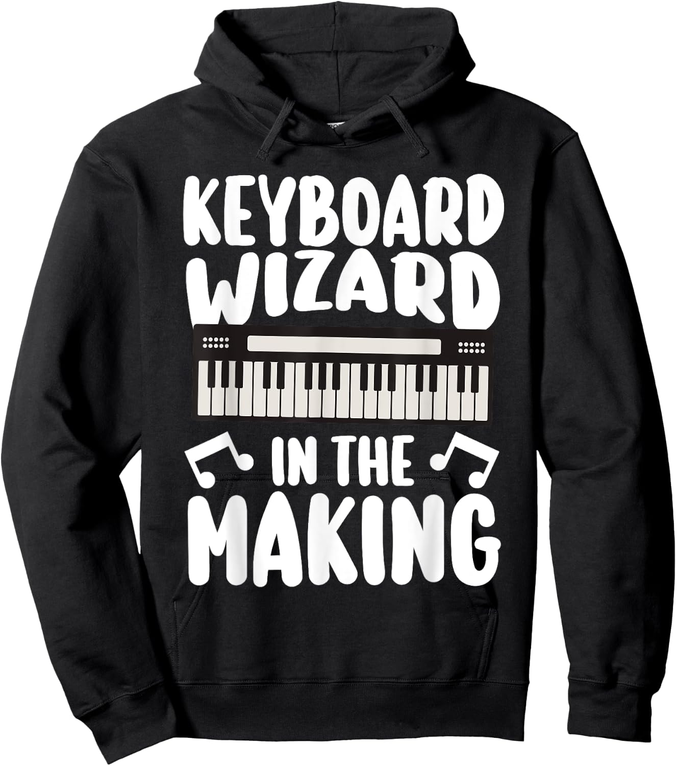 Piano Keyboarder Keyboardist Keyboard Hoodie - Hoodie | Black