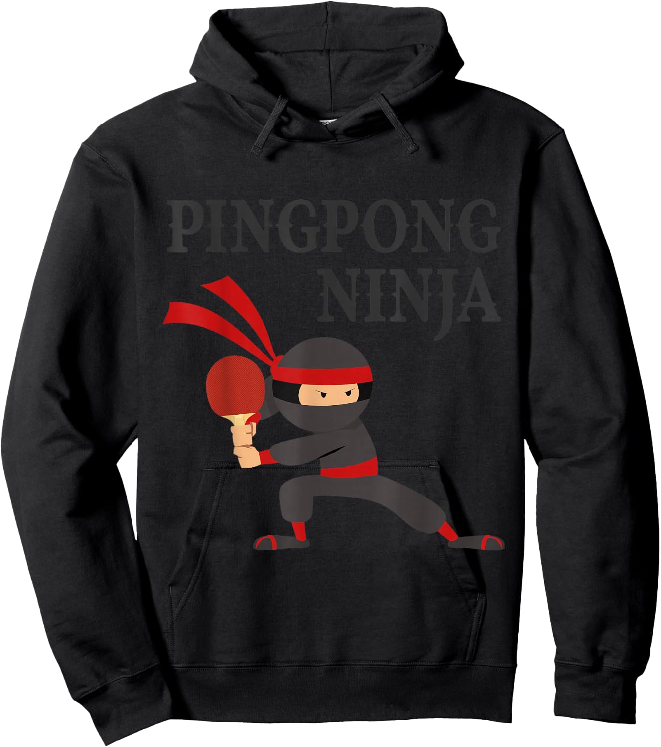 Ping Pong Ninja Funny table tennis Boys Gift Hoodie - Hoodie | Black