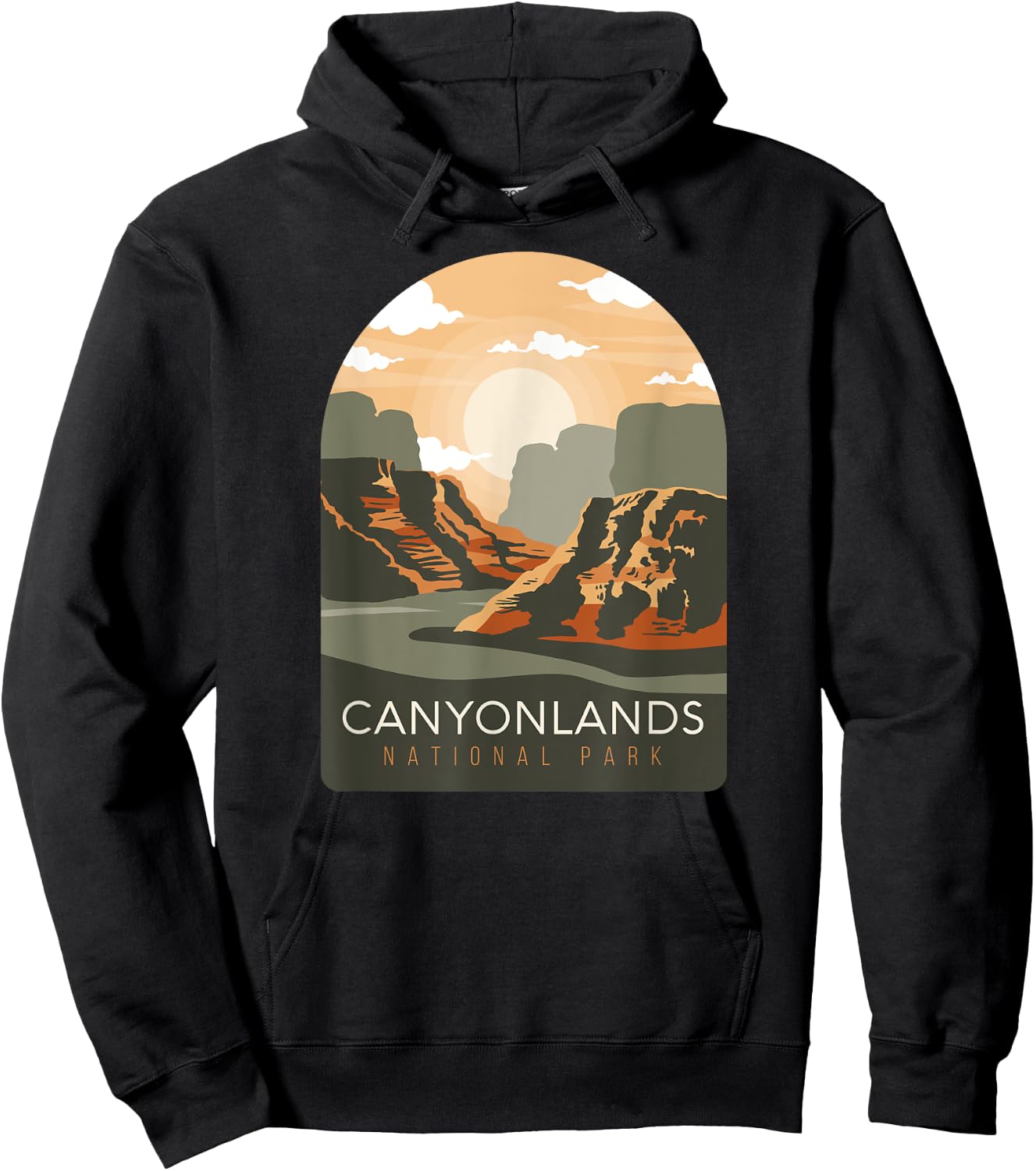 Canyonlands National Park Utah Zion Bryce Canyon Arches USA Hoodie - Hoodie | Black