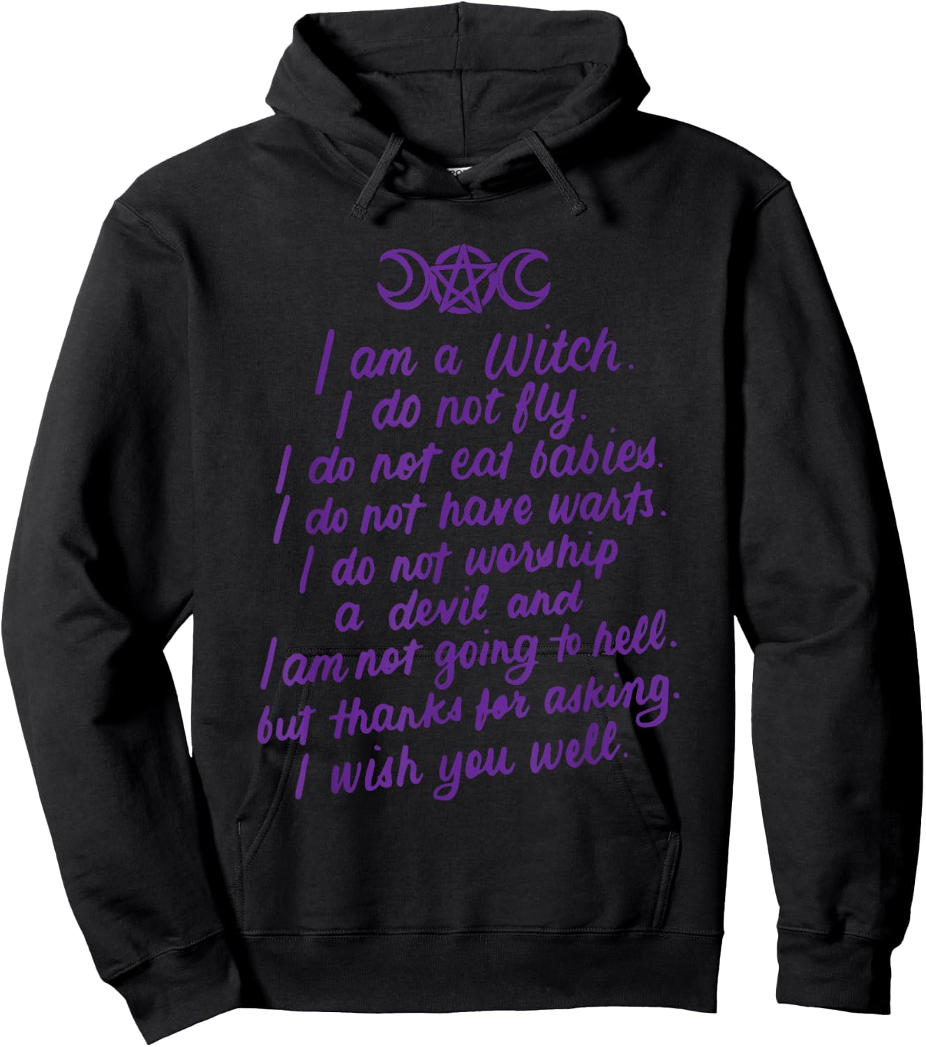 I Am A Witch Pagan Witch Wicca Wiccan Gifts Hoodie - Hoodie | Black