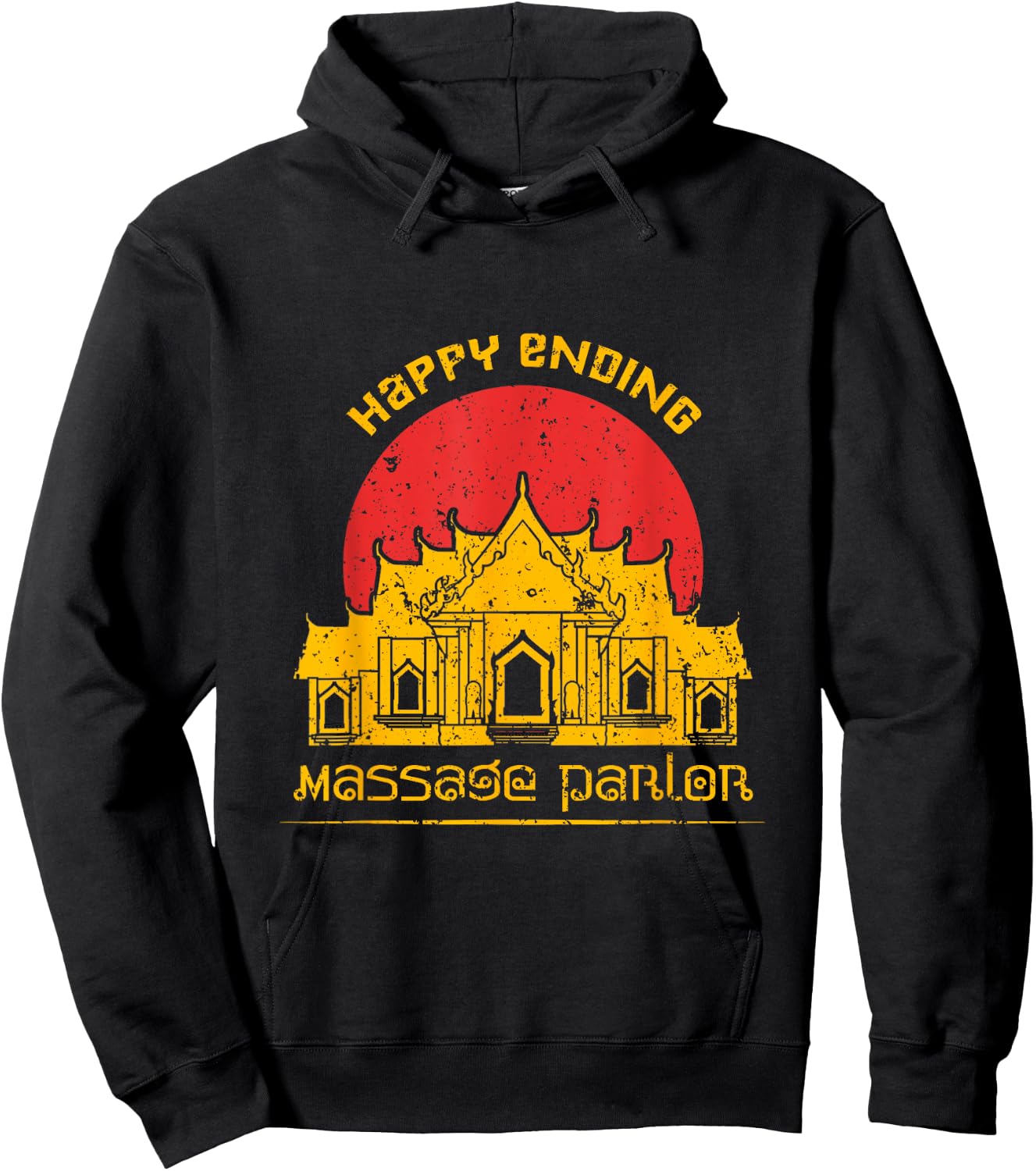 Happy Ending Massage Parlor Thailand Hoodie - Hoodie | Black