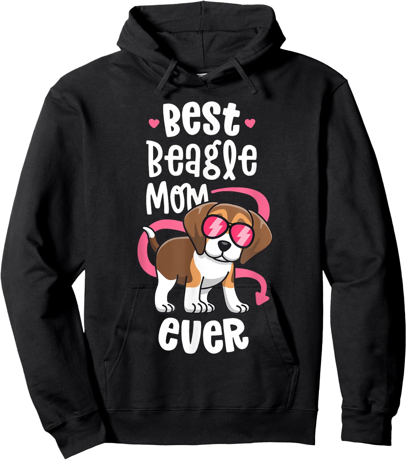 Best Beagle Mom Shirts Women Love My Beagle Lover Gifts Hoodie - Hoodie | Black