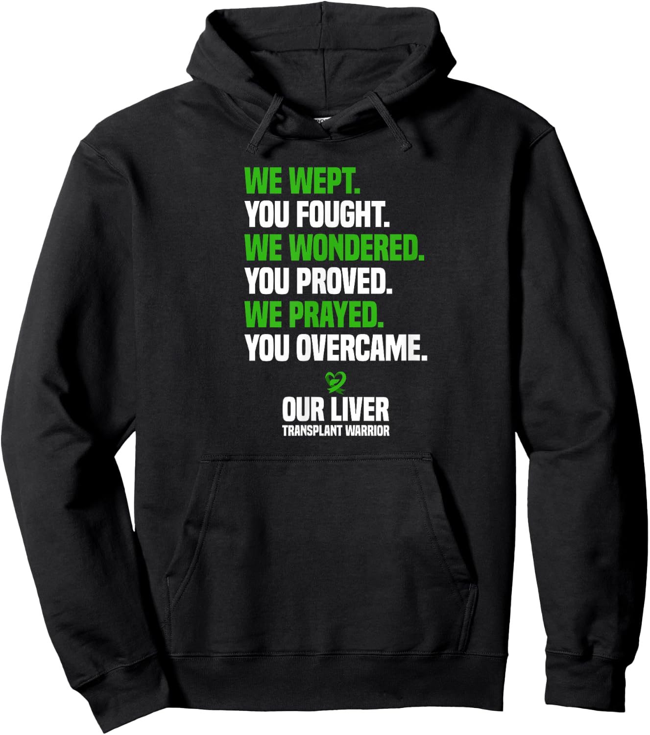 Liver Transplant Survivor Organ Donation Liver Transplant Hoodie - Hoodie | Black