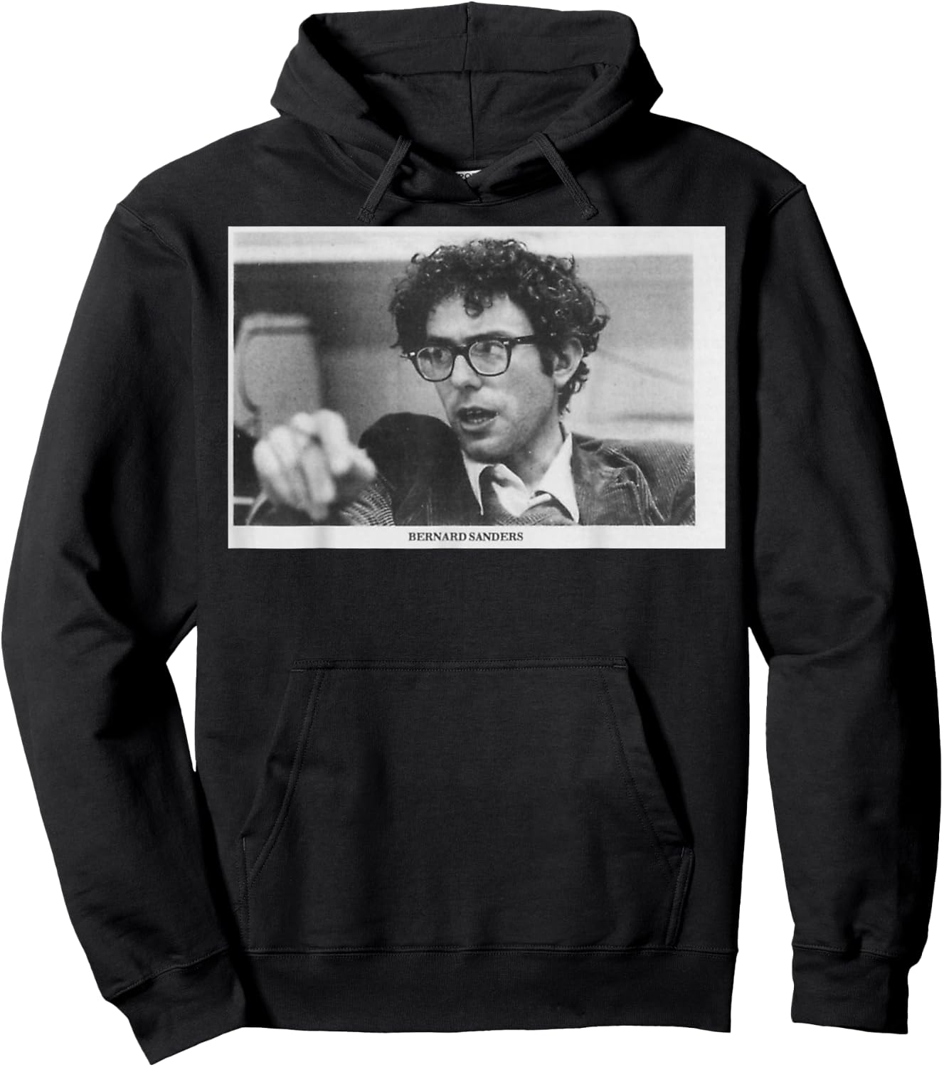 President Bernie Sanders Young in University Hoodie - Hoodie | Black