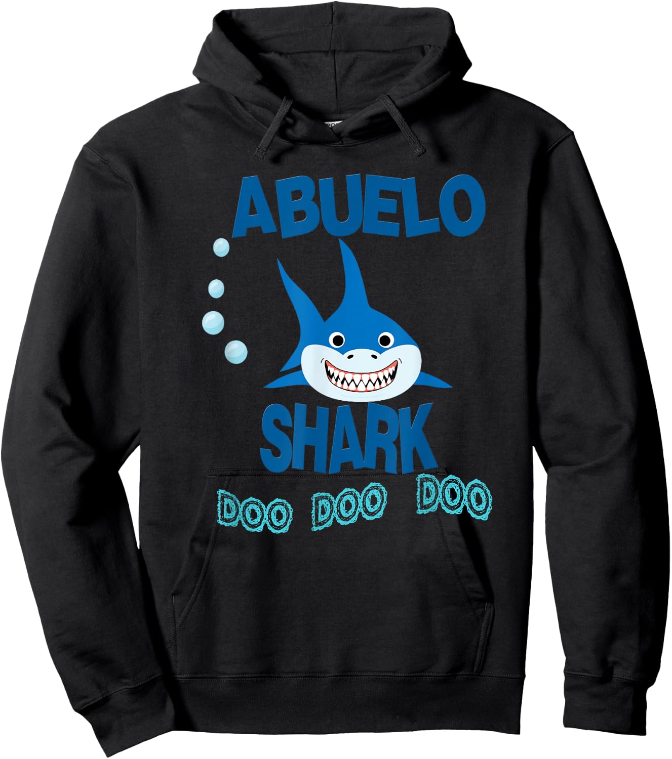 Abuelo Shark Gift Grandpa - Camisa de Regalo Abuelo Hoodie - Hoodie | Black