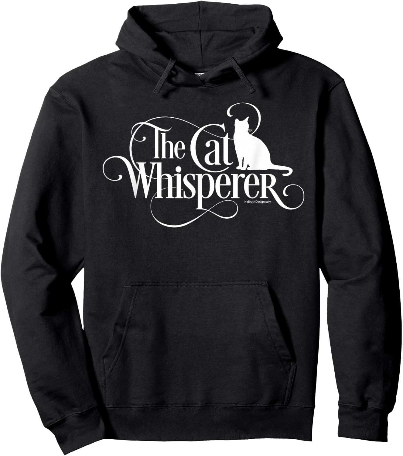 The Cat Whisperer - cat lover Hoodie - Hoodie | Black