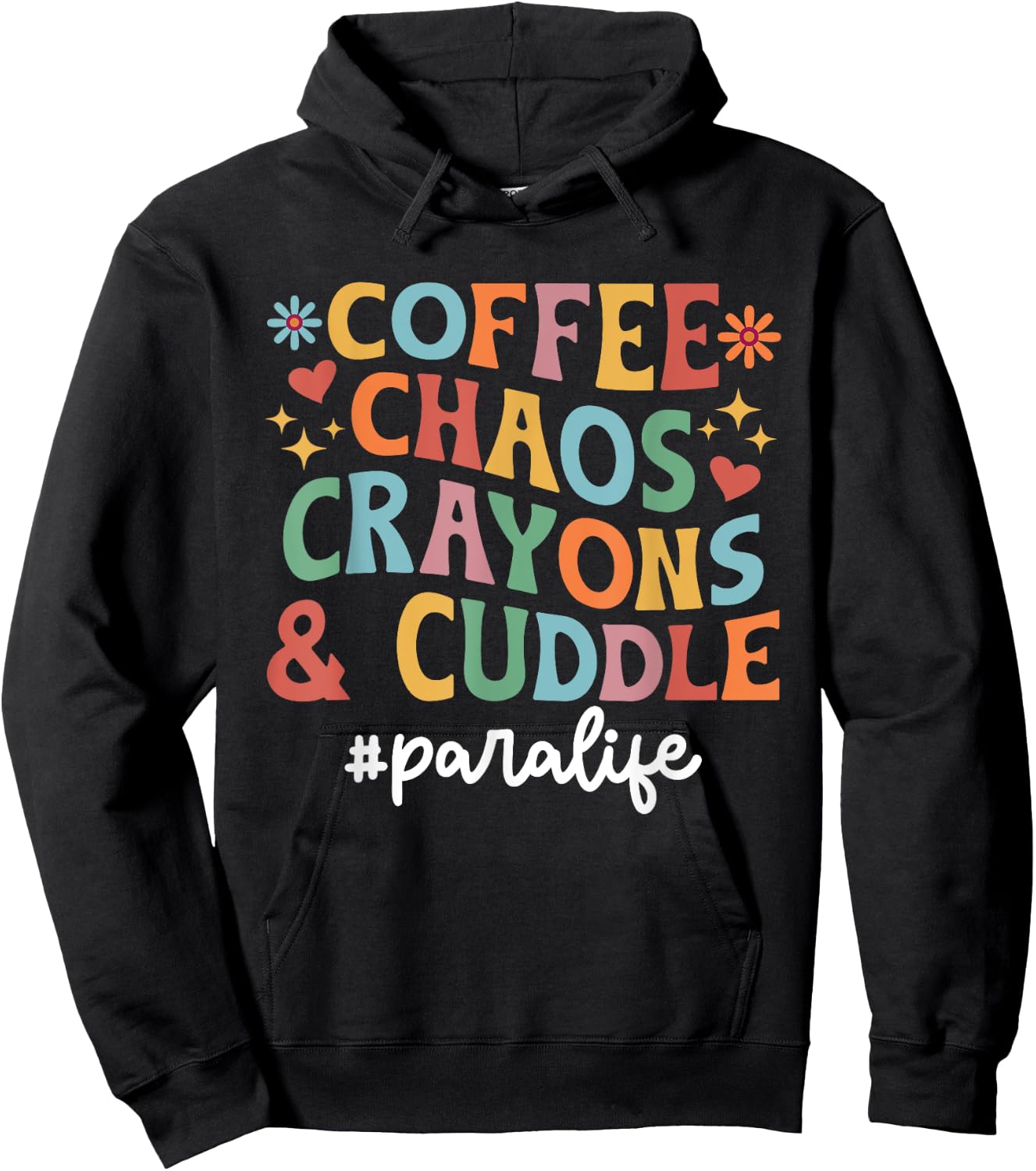 Para Life Parapro Paraprofessional Hoodie - Hoodie | Black