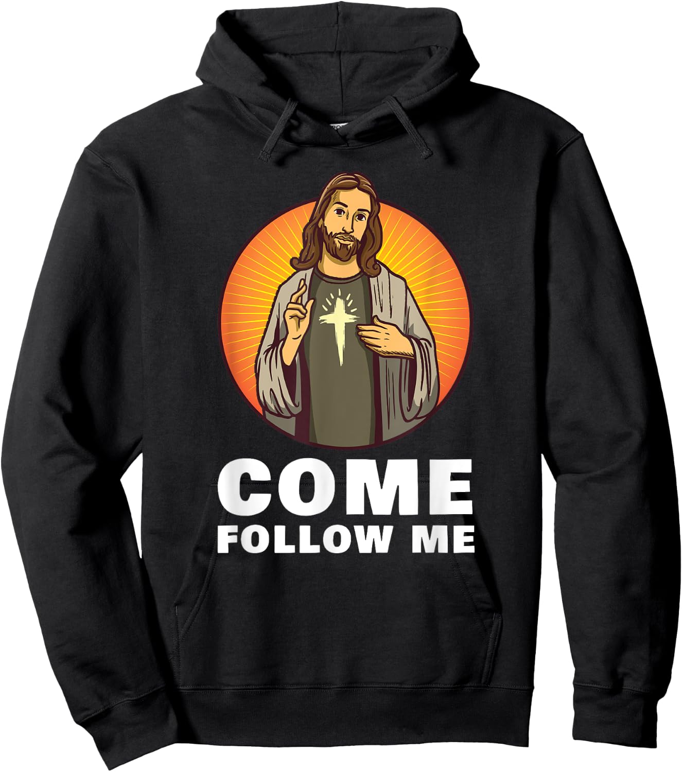 Jesus Christ Christmas Come follow me Hoodie - Hoodie | Black