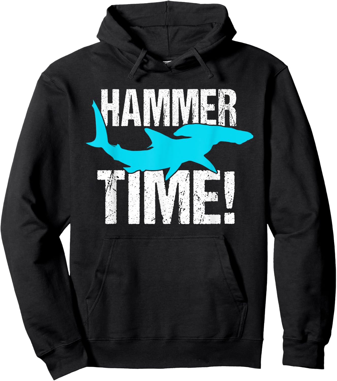 Funny hammer shark Gift divers Hoodie - Hoodie | Black