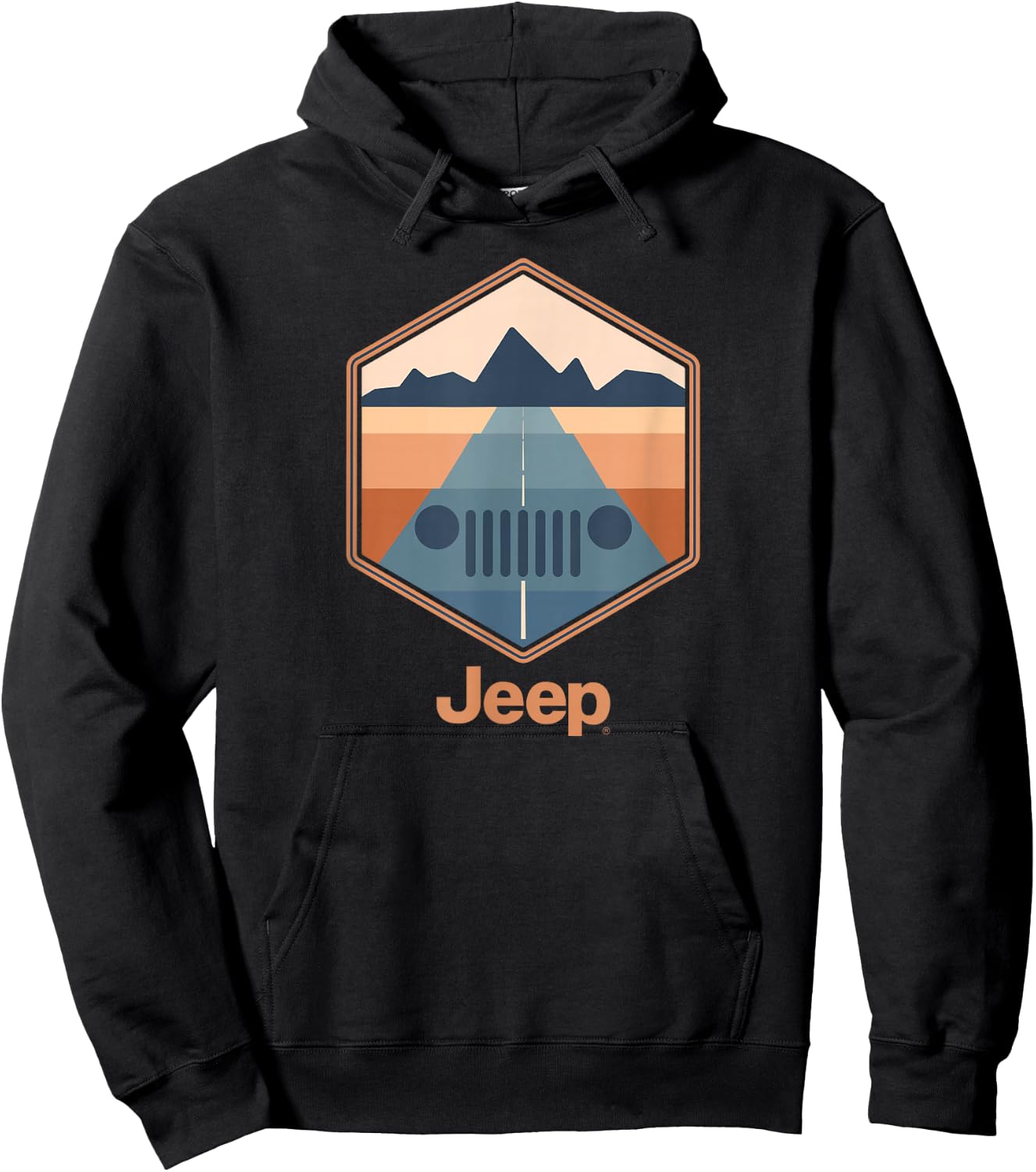 Jeep Grille Horizon Hoodie - Hoodie | Black