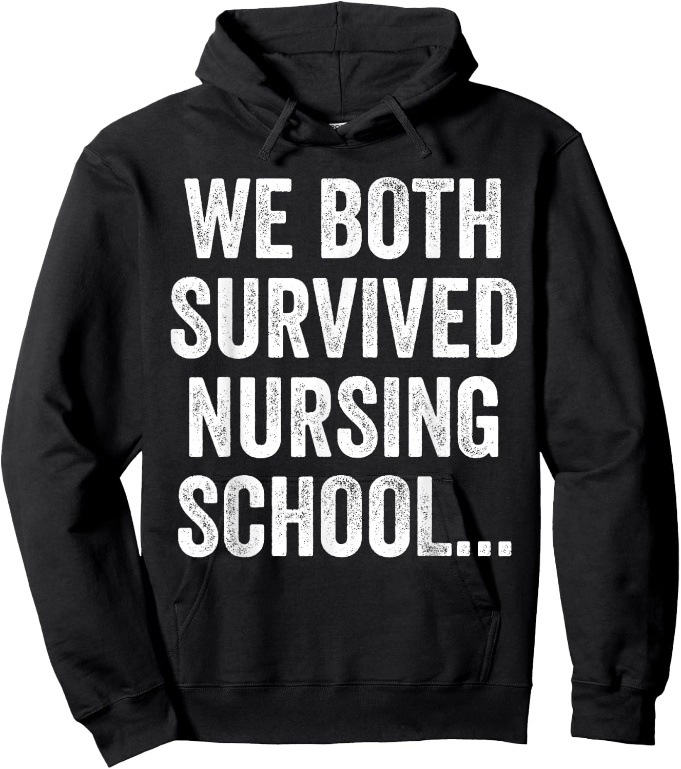 Funny Boyfriend Husband Nursing Student Nurse School Couple Hoodie - Hoodie | Black