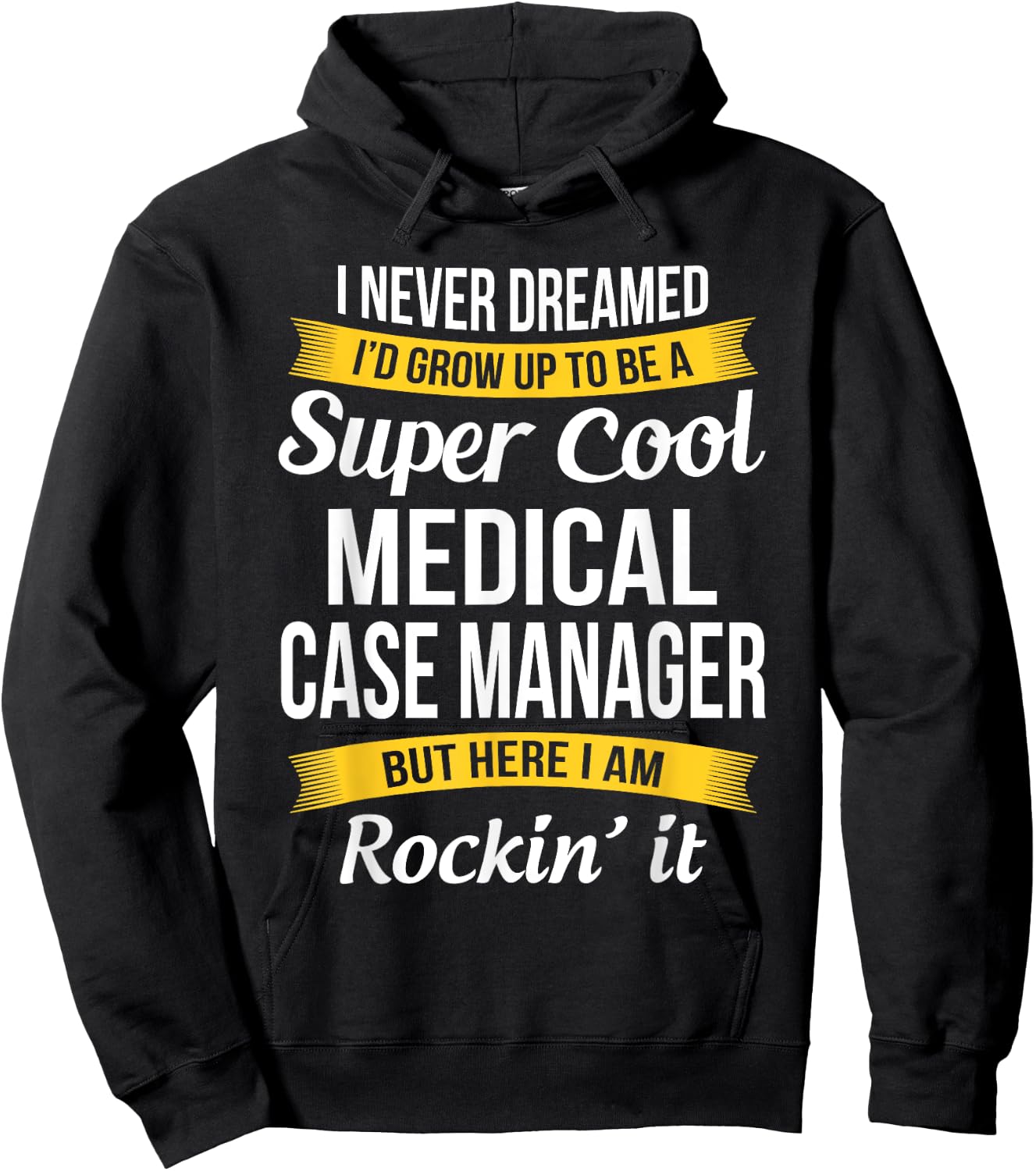 Funny Medical Case Manager Appreciation Gifts Hoodie - Hoodie | Black