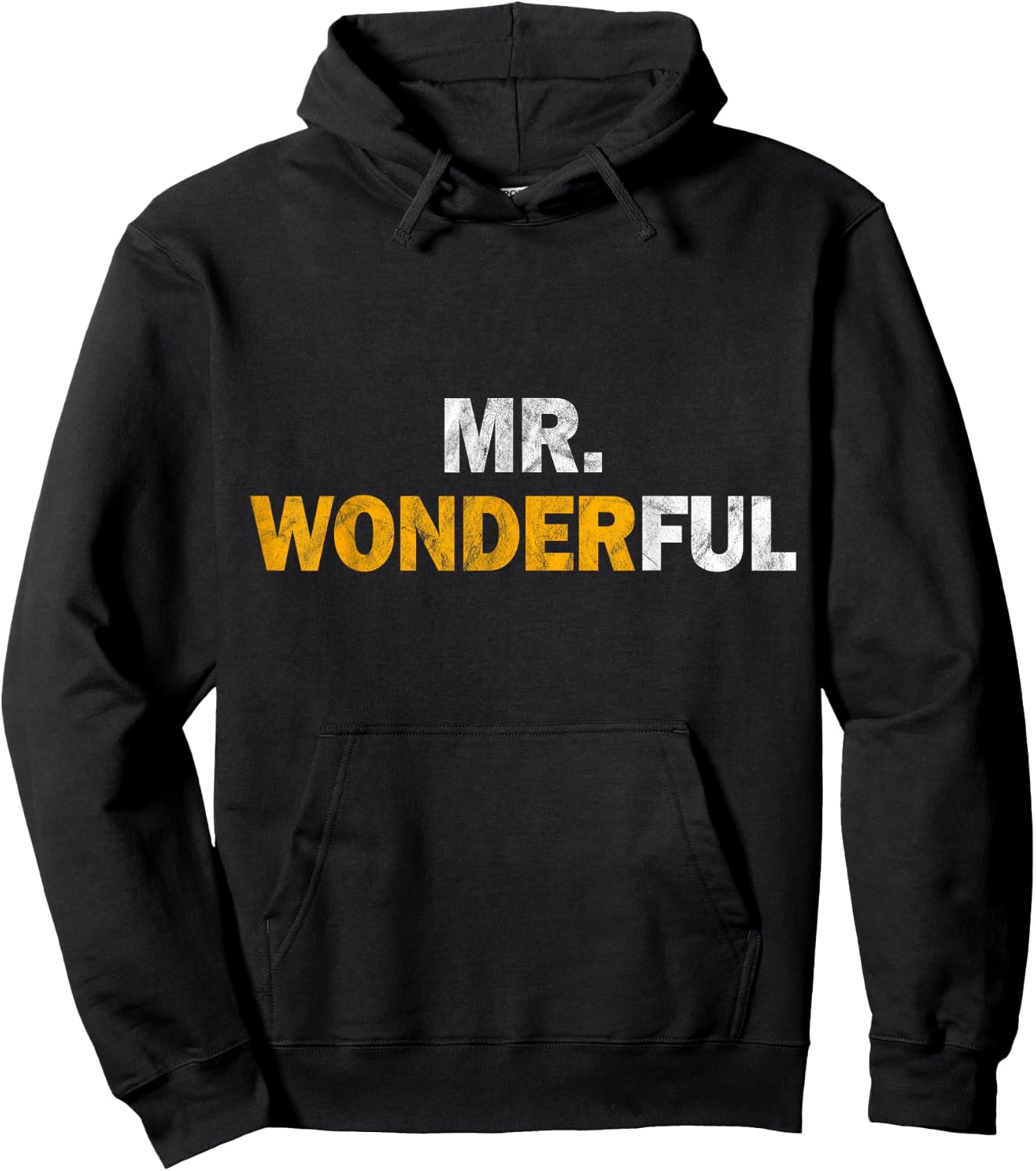 Mr. Wonderful Funny Hilarious Husband Humor Hoodie - Hoodie | Black