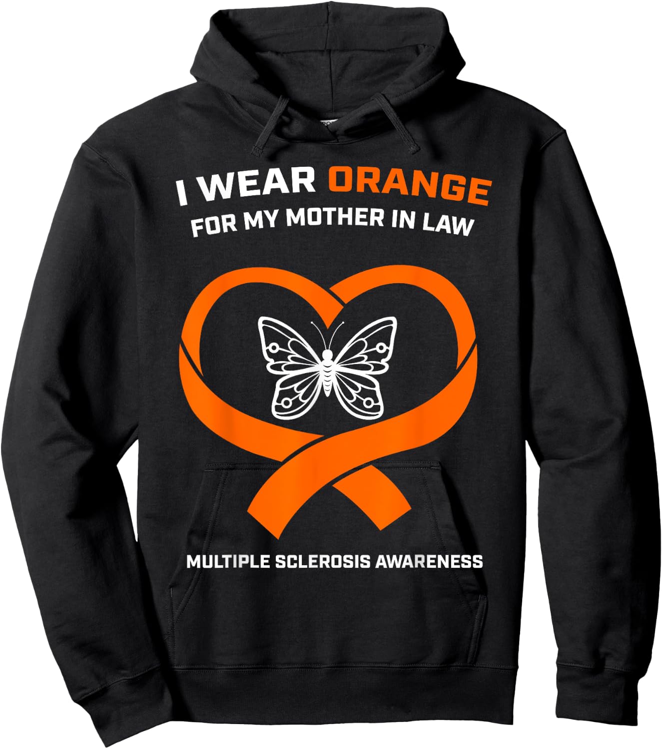 MS Gifts Apparel Mother In Law Multiple Sclerosis Awareness Hoodie - Hoodie | Black